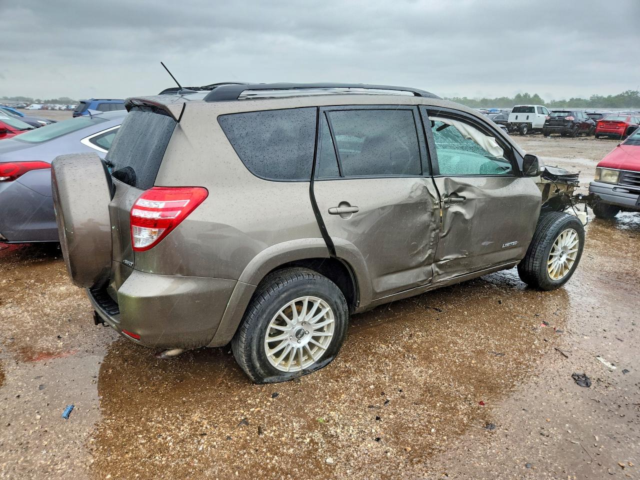 2011 Toyota Rav4 Limited Серый vin: 2T3DK4DV4BW058667