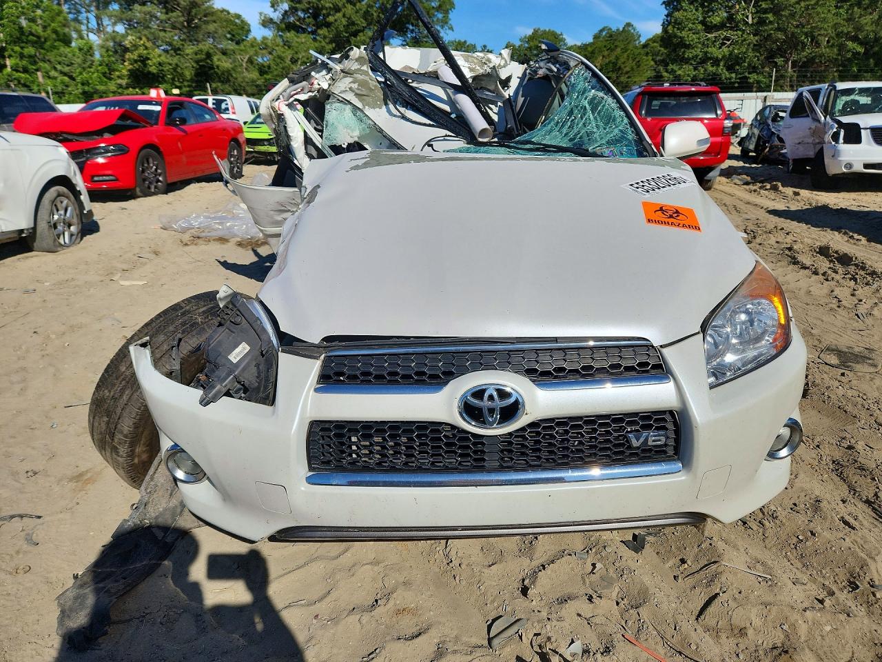 2012 Toyota Rav4 Limited White vin: 2T3DK4DV4CW069718