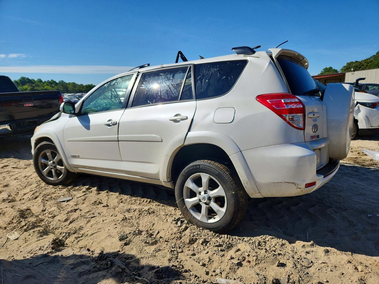 2012 Toyota Rav4 Limited White vin: 2T3DK4DV4CW069718