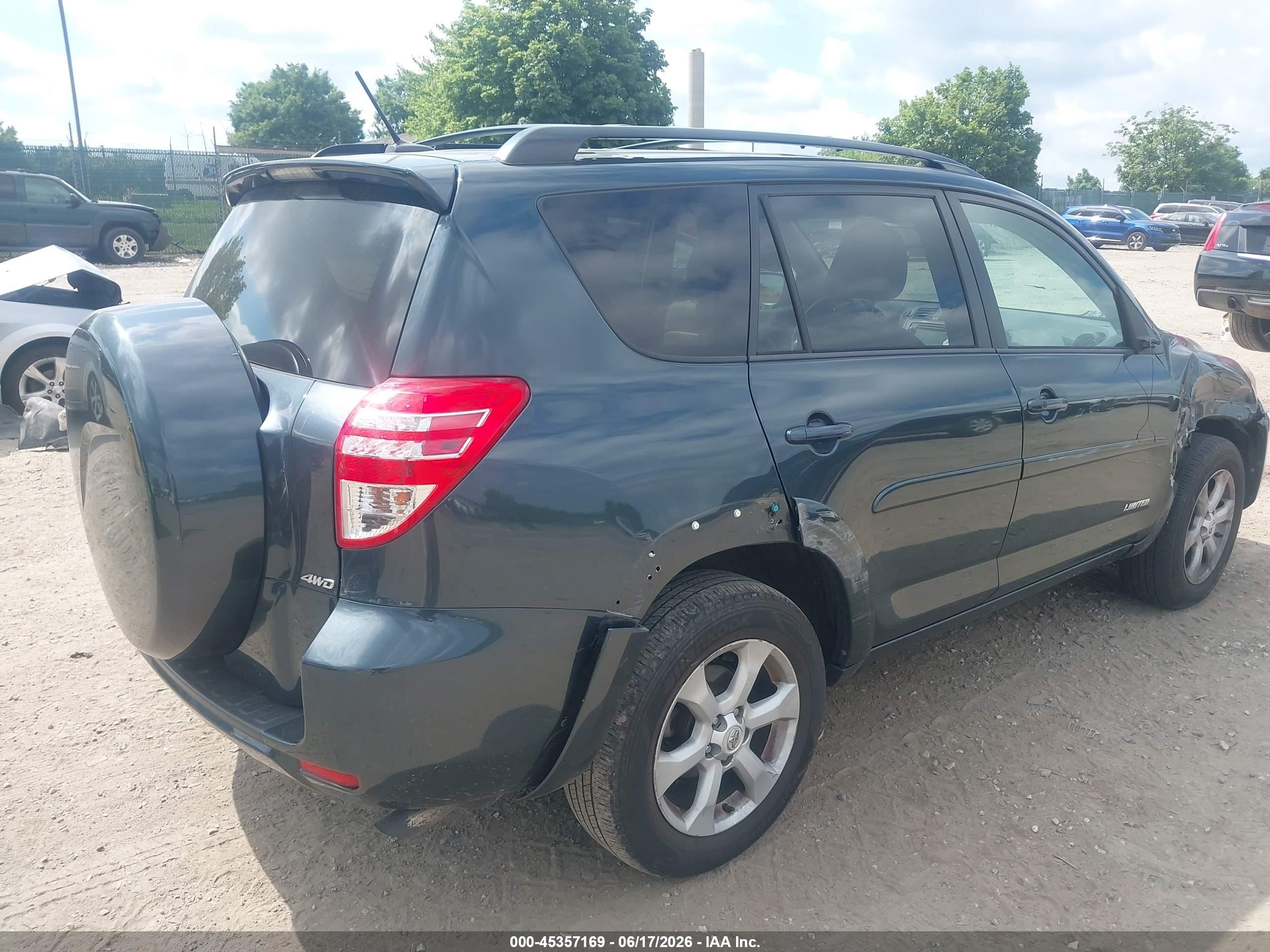 2012 Toyota Rav4 Limited V6 Gray vin: 2T3DK4DV4CW076538