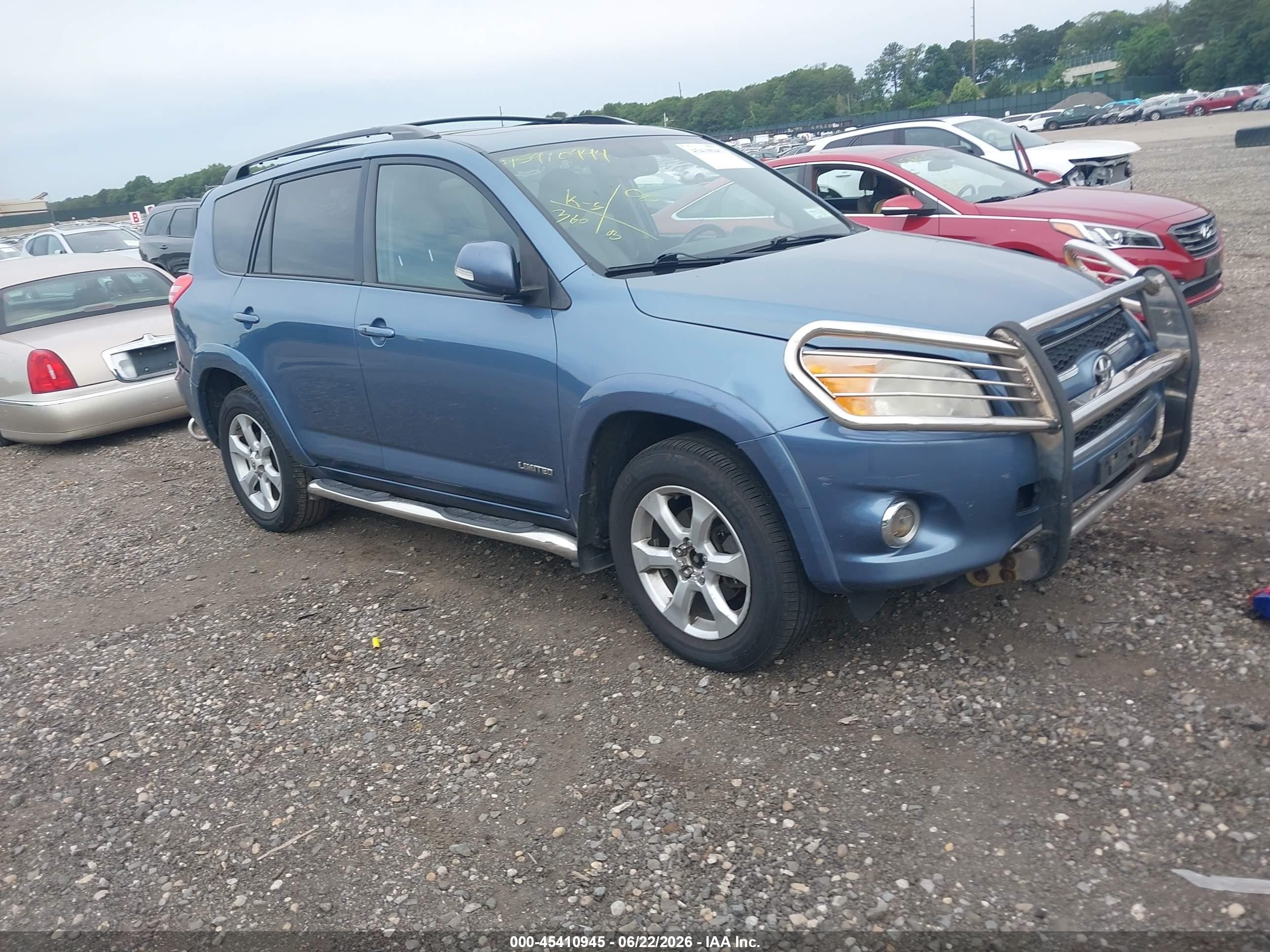 2010 Toyota Rav4 Limited V6 Blue vin: 2T3DK4DV5AW014126