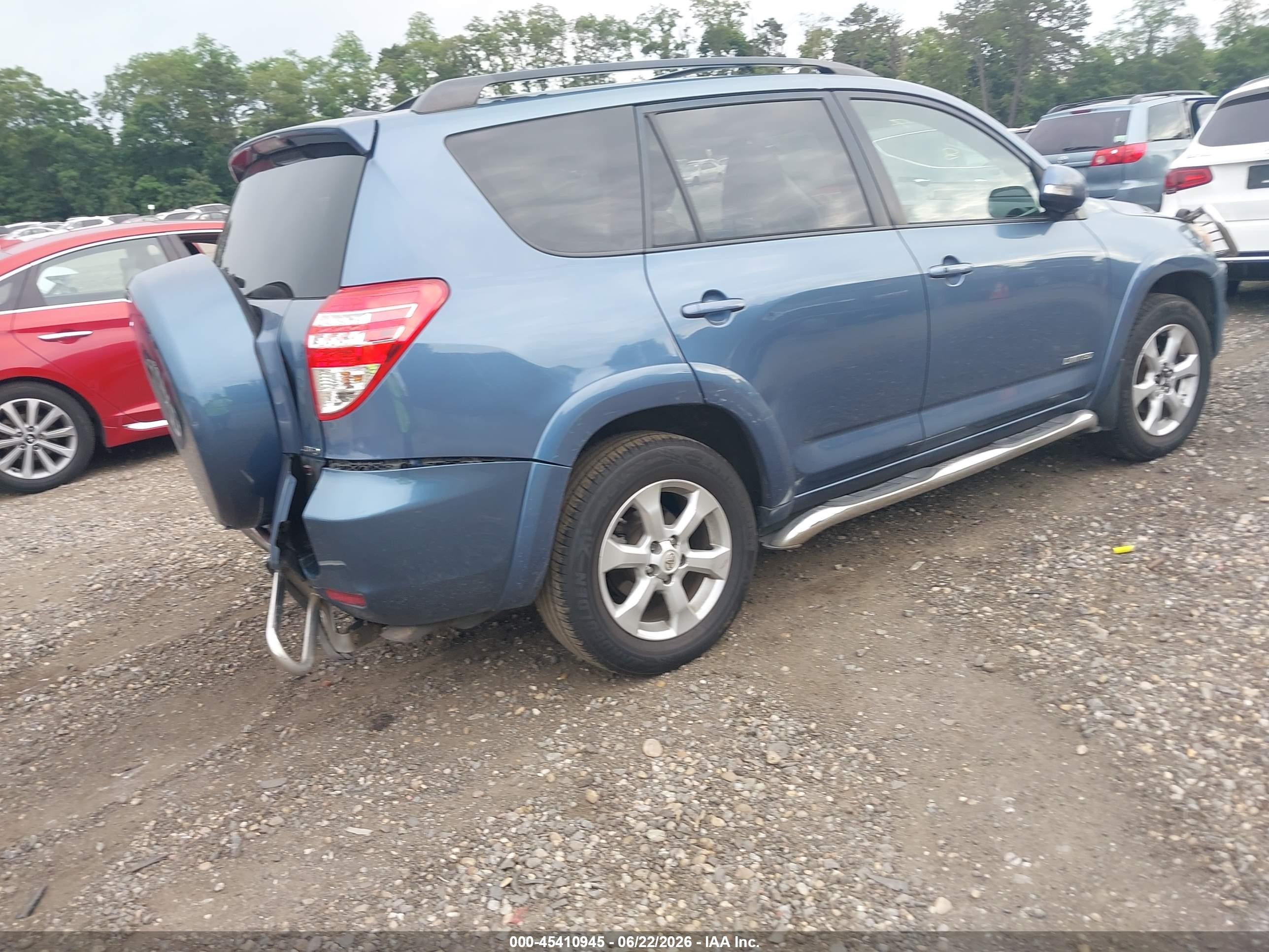2010 Toyota Rav4 Limited V6 Синий vin: 2T3DK4DV5AW014126