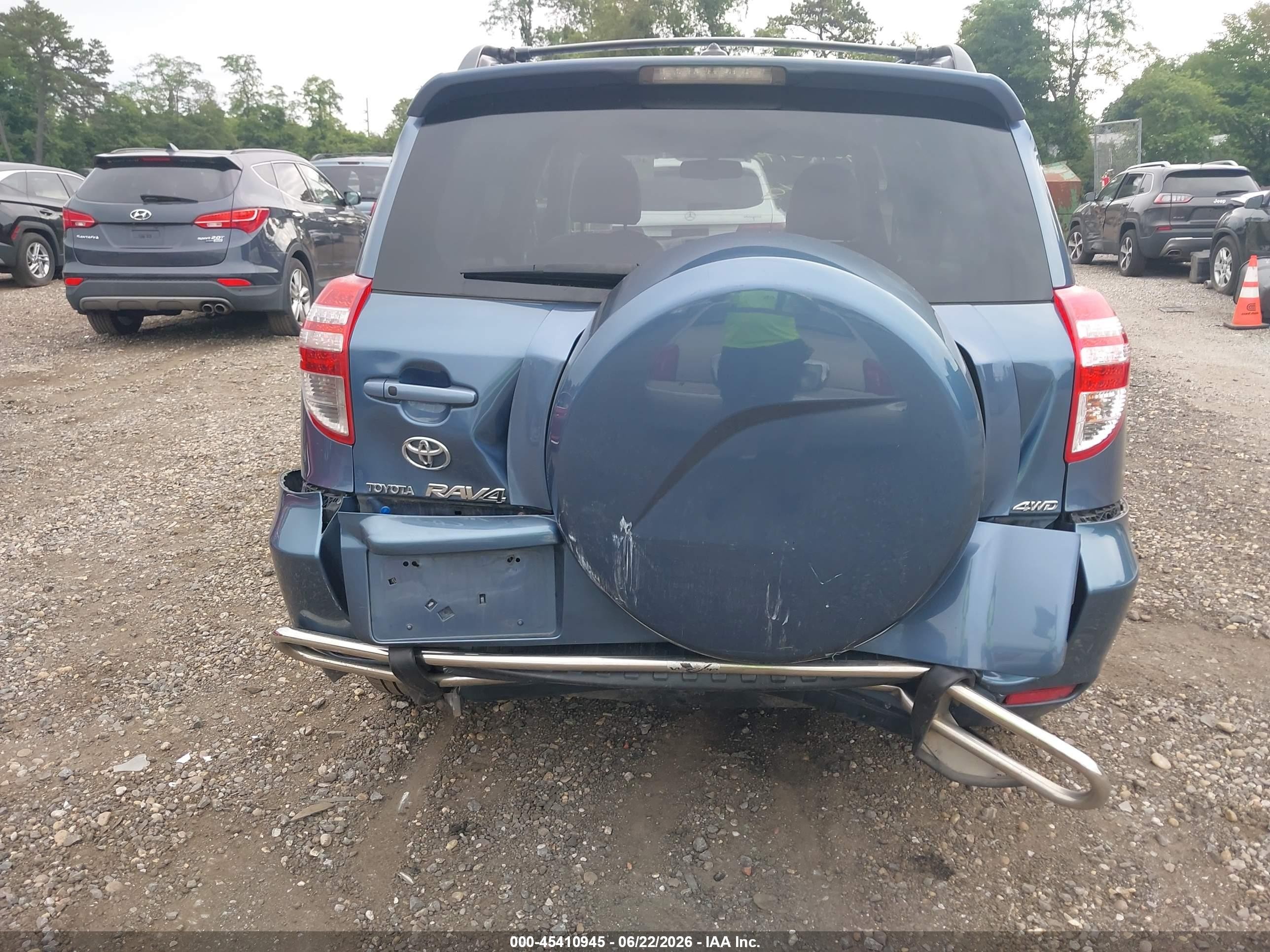 2010 Toyota Rav4 Limited V6 Синий vin: 2T3DK4DV5AW014126