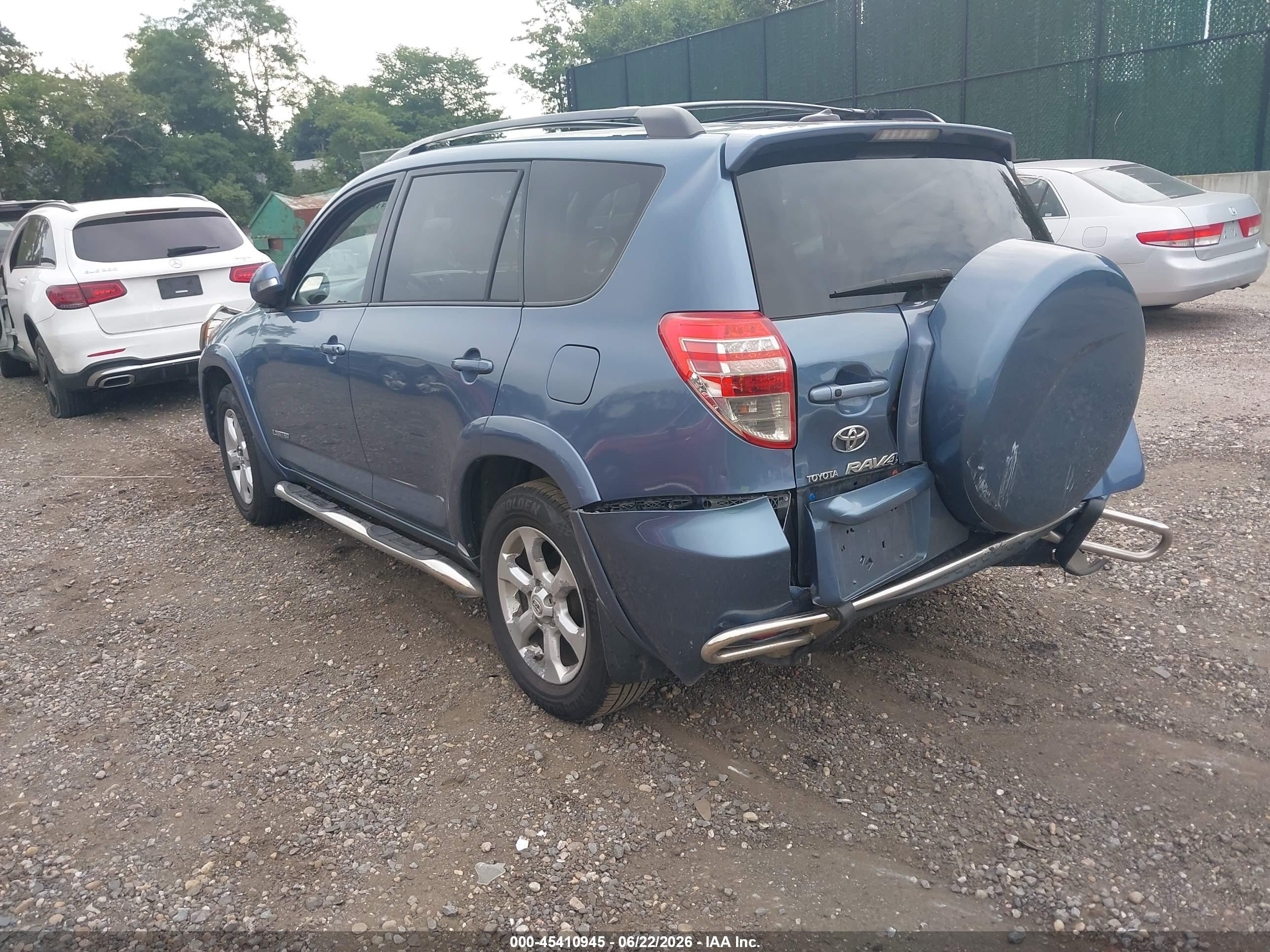 2010 Toyota Rav4 Limited V6 Синий vin: 2T3DK4DV5AW014126