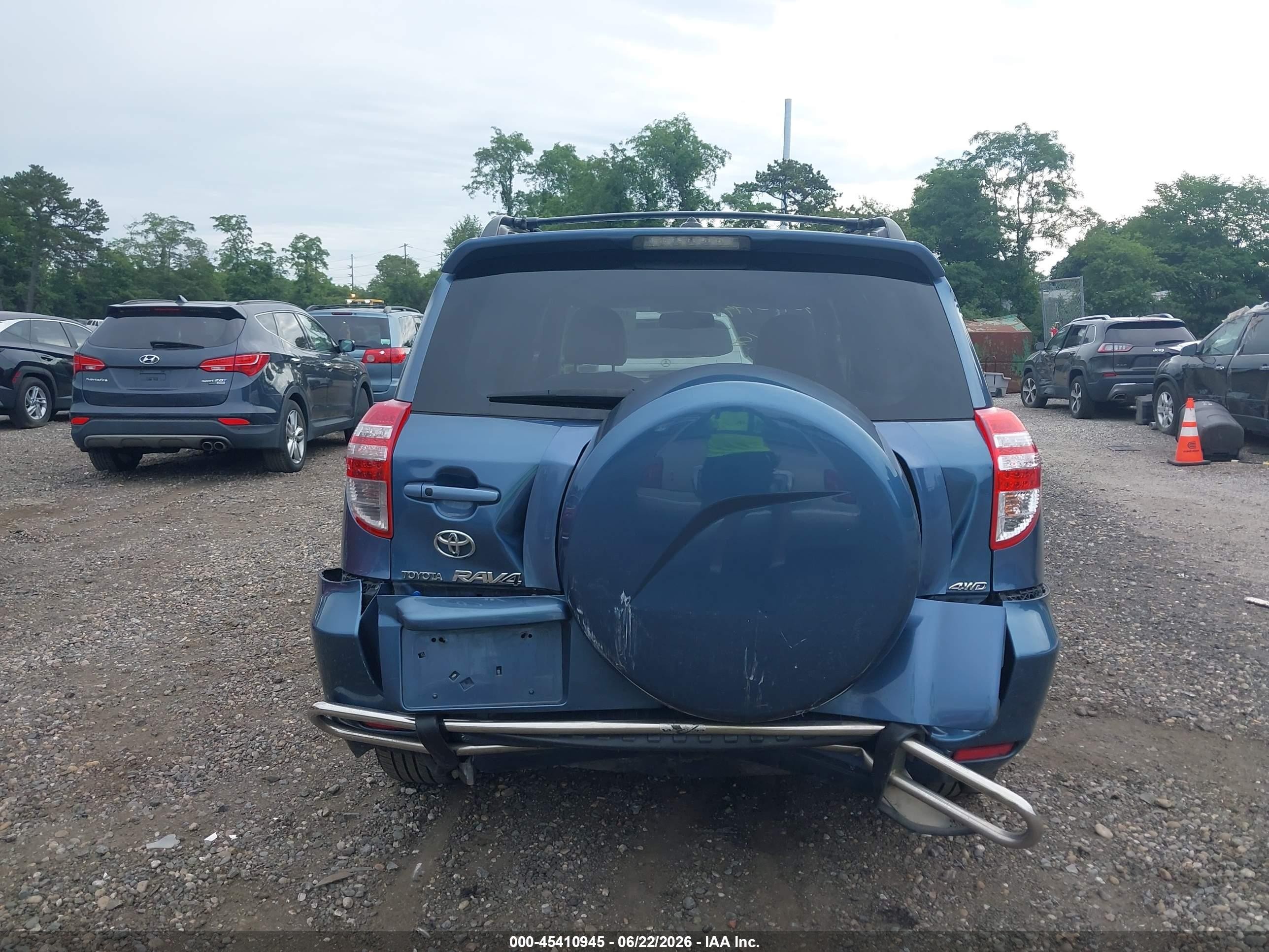 2010 Toyota Rav4 Limited V6 Синий vin: 2T3DK4DV5AW014126