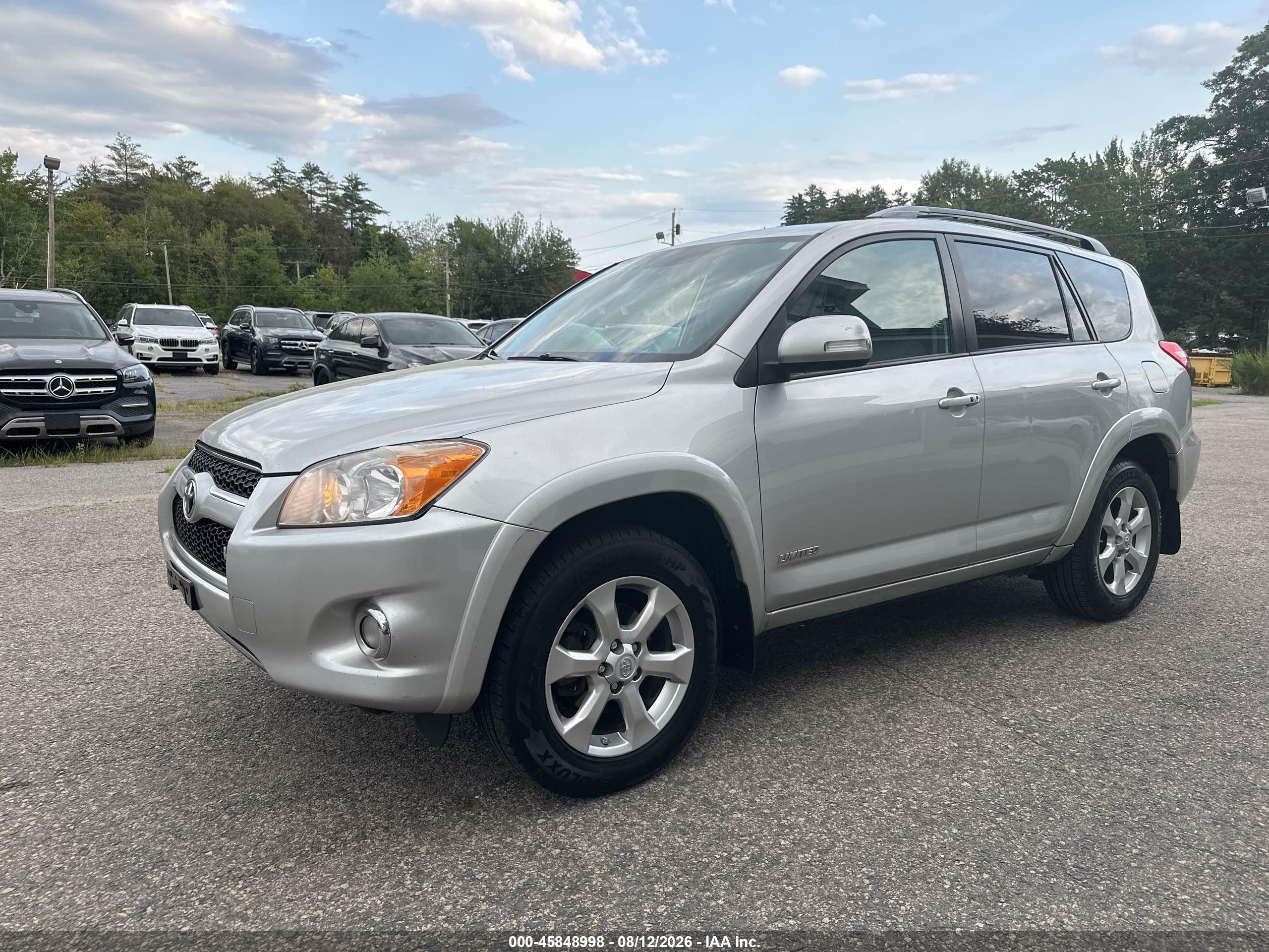 2010 Toyota Rav4 Limited V6 Silver vin: 2T3DK4DV5AW019228
