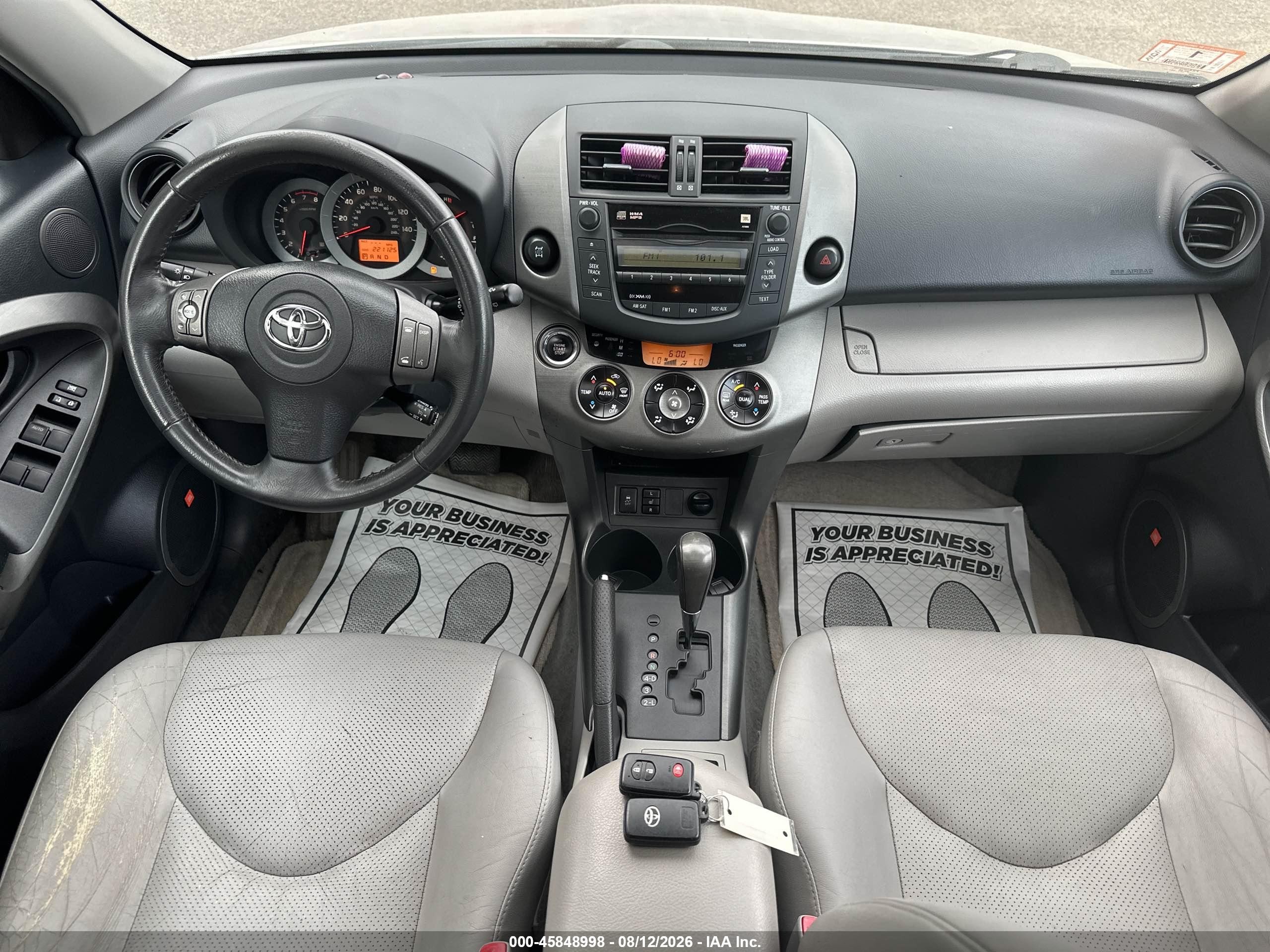 2010 Toyota Rav4 Limited V6 Silver vin: 2T3DK4DV5AW019228