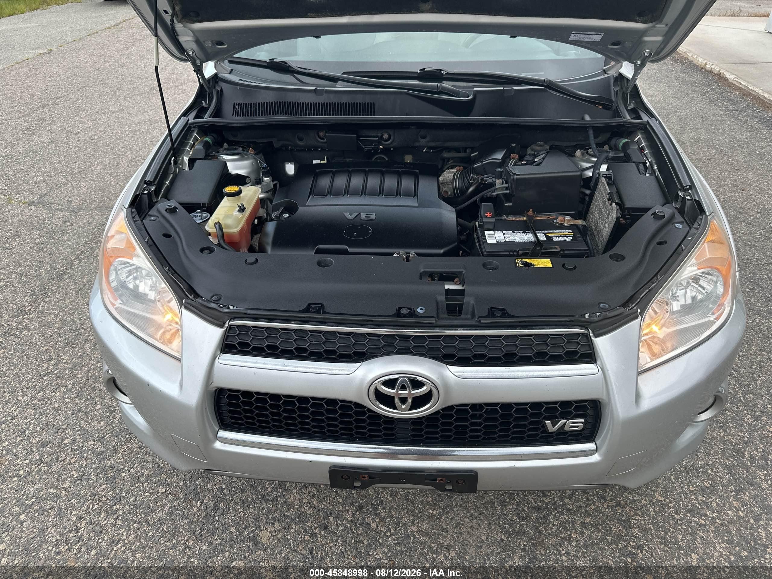 2010 Toyota Rav4 Limited V6 Silver vin: 2T3DK4DV5AW019228