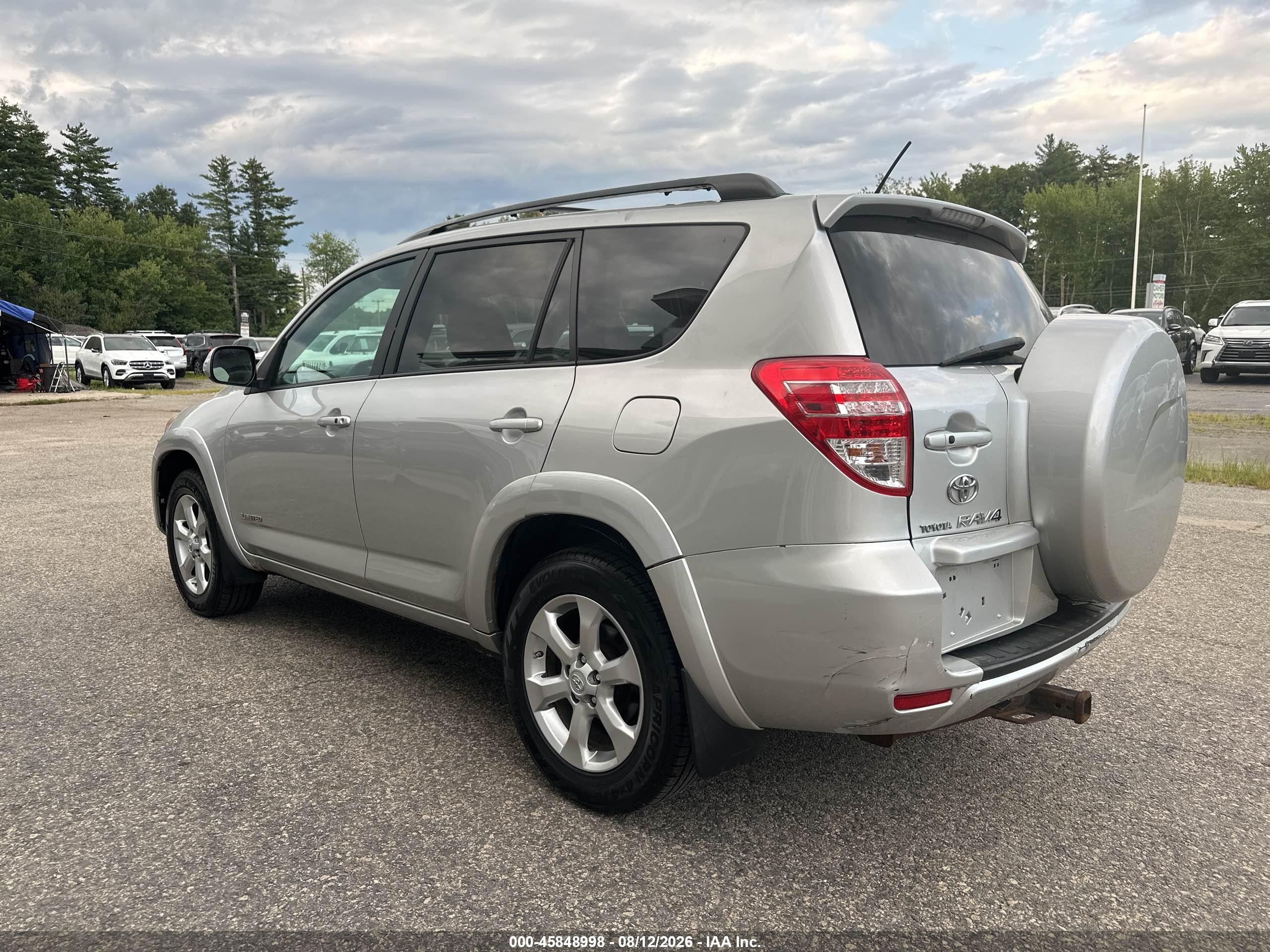 2010 Toyota Rav4 Limited V6 Silver vin: 2T3DK4DV5AW019228