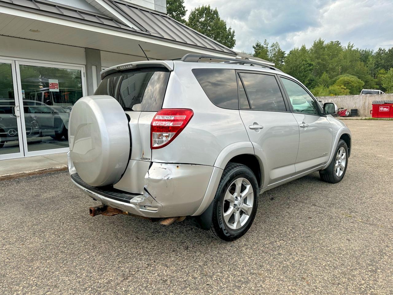 2010 Toyota Rav4 Limited Silver vin: 2T3DK4DV5AW019228