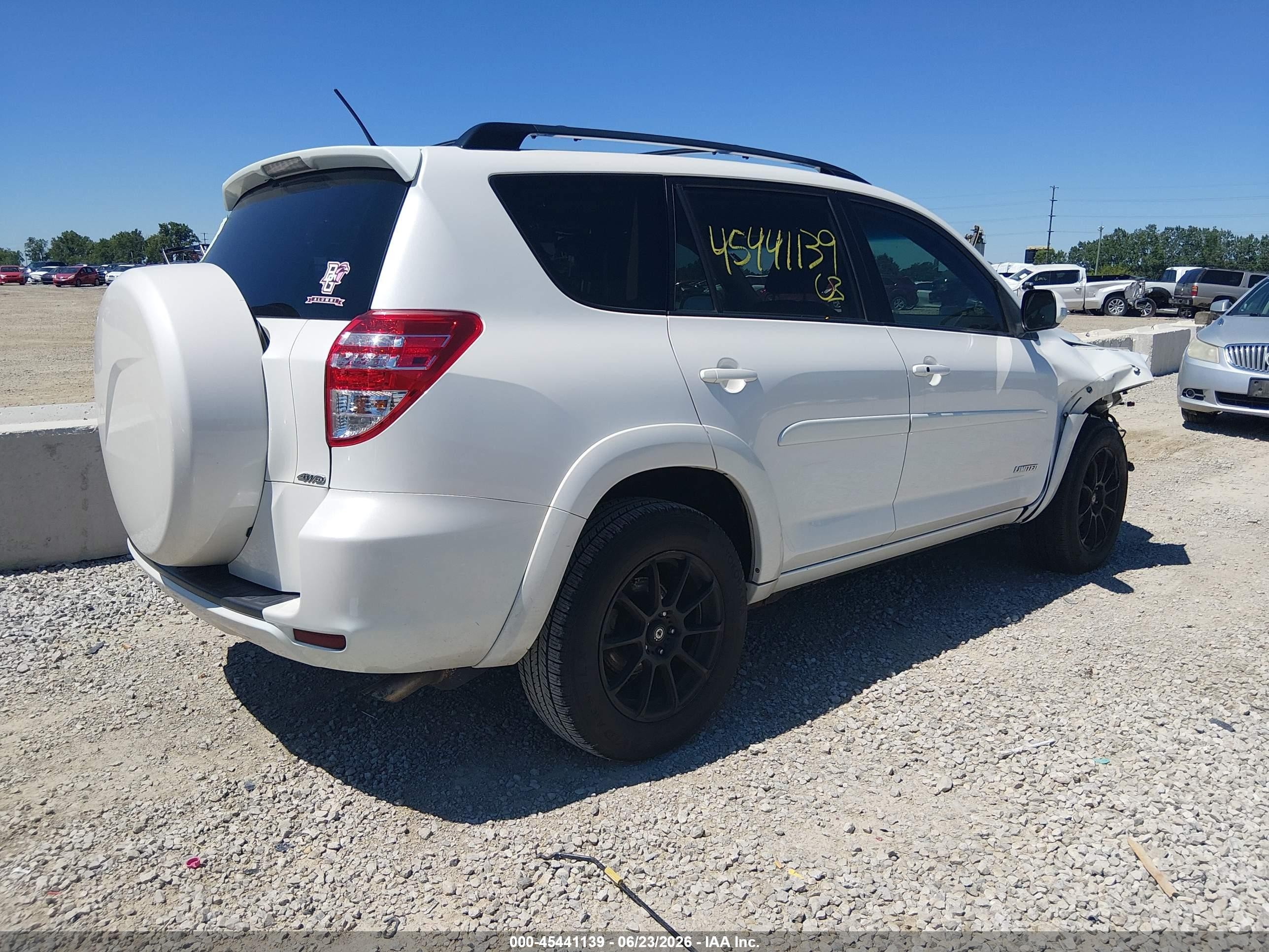 2010 Toyota Rav4 Limited V6 White vin: 2T3DK4DV5AW023859
