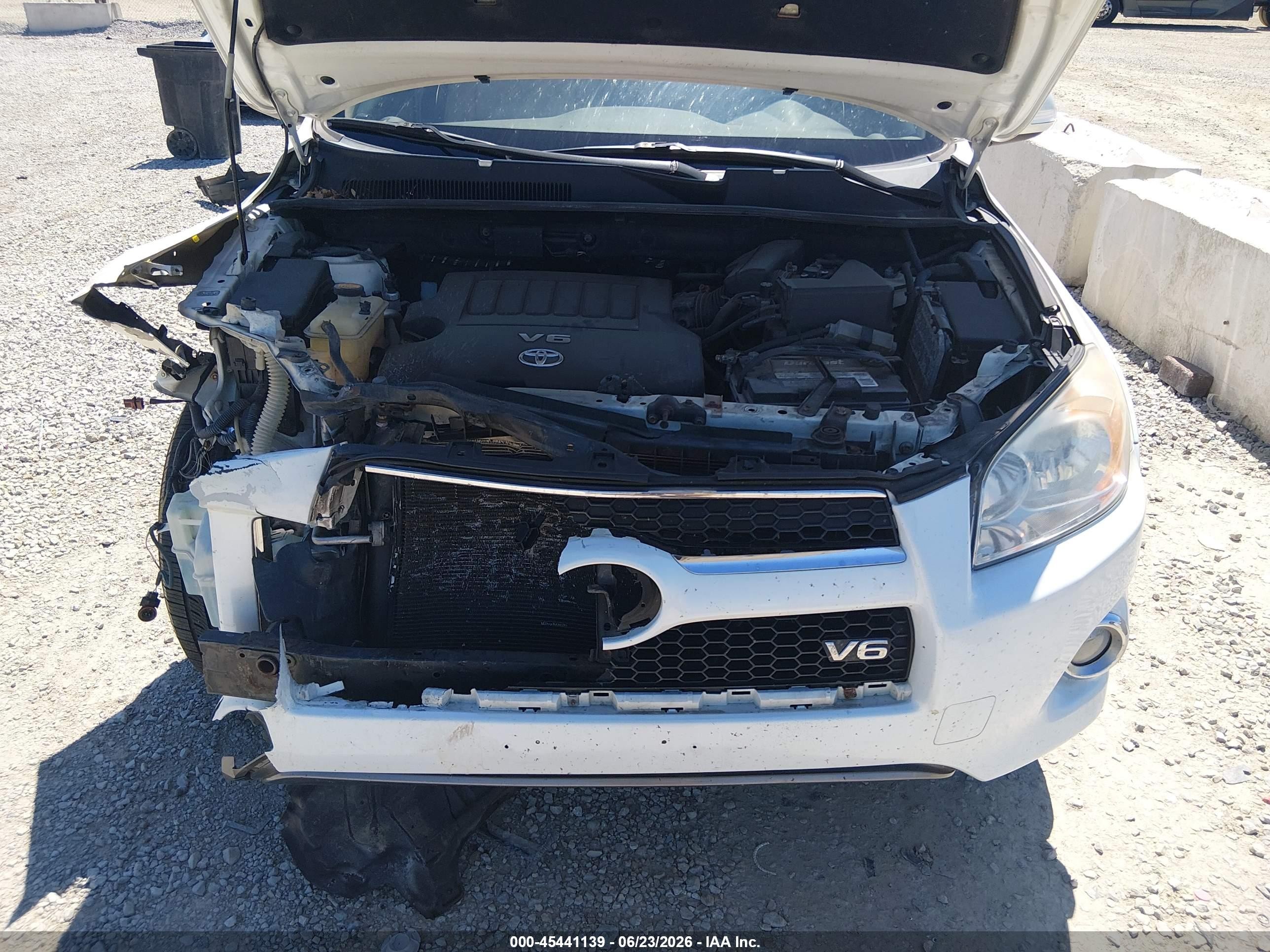 2010 Toyota Rav4 Limited V6 White vin: 2T3DK4DV5AW023859