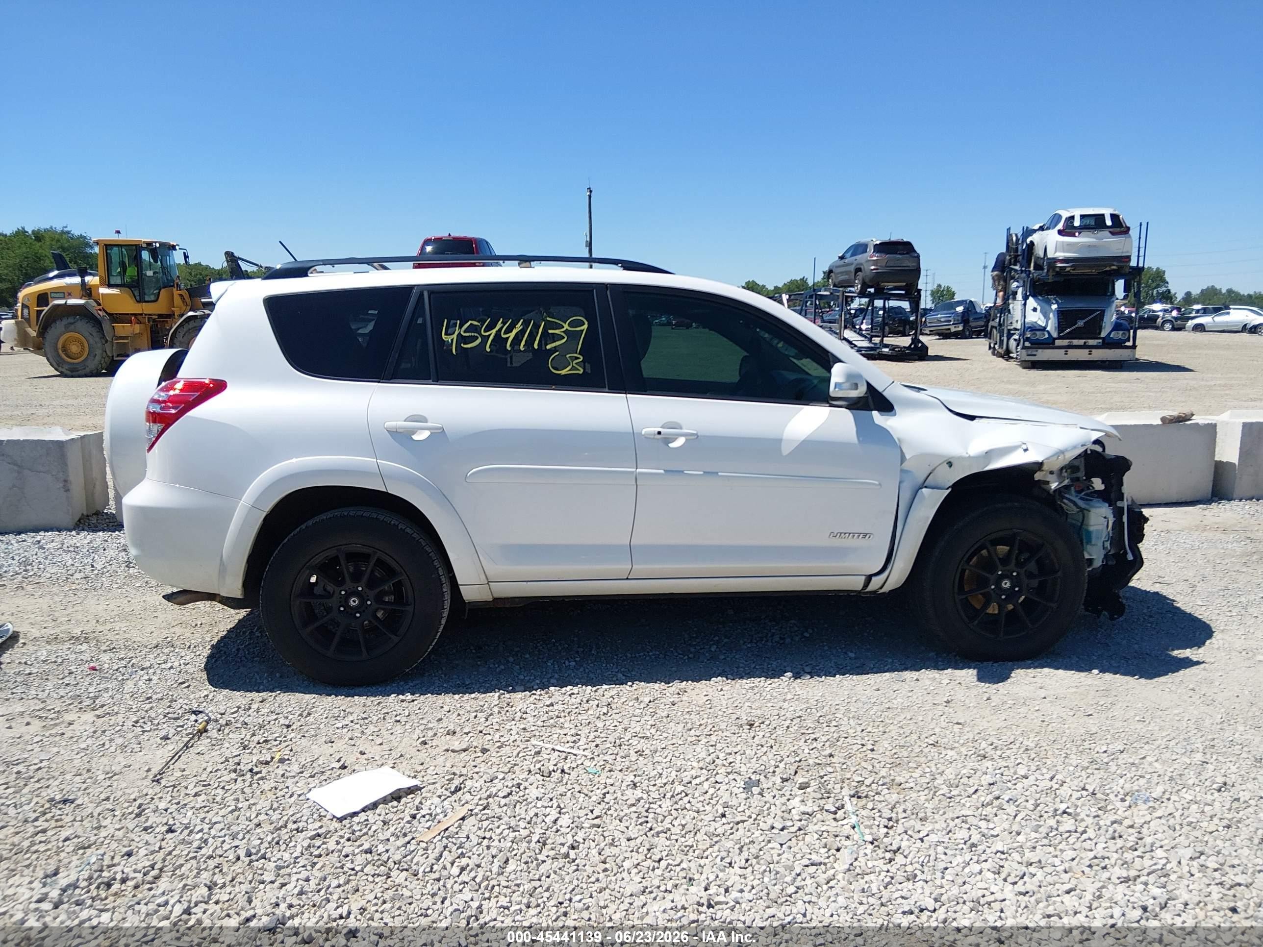 2010 Toyota Rav4 Limited V6 White vin: 2T3DK4DV5AW023859