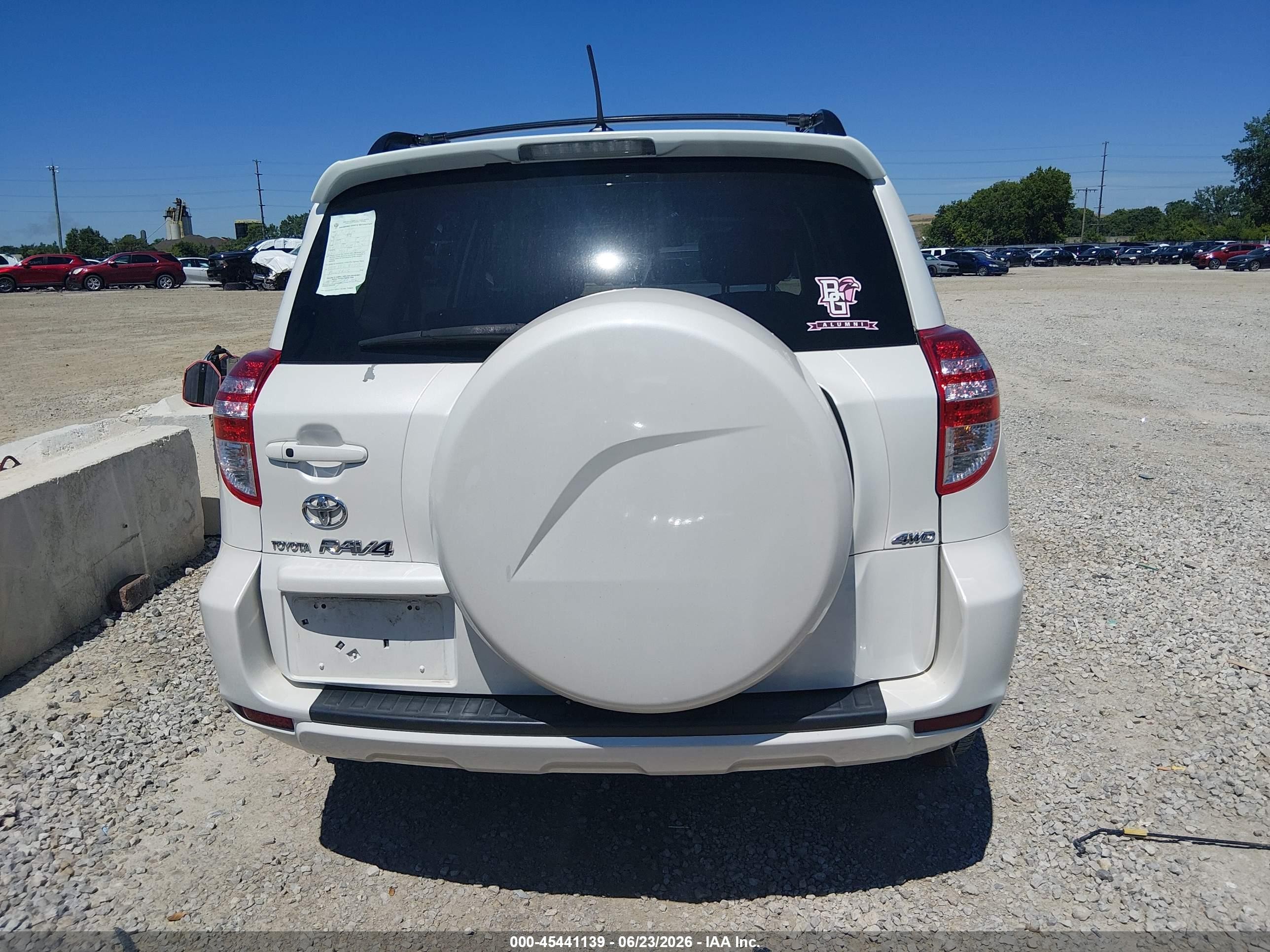 2010 Toyota Rav4 Limited V6 White vin: 2T3DK4DV5AW023859