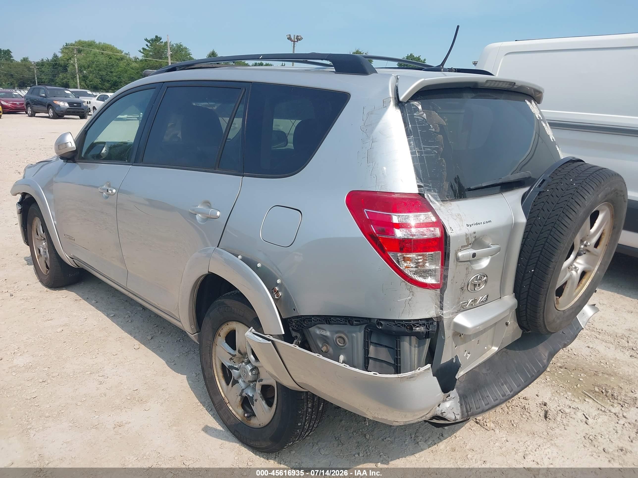2011 Toyota Rav4 Limited V6 Серебряный vin: 2T3DK4DV5BW038282