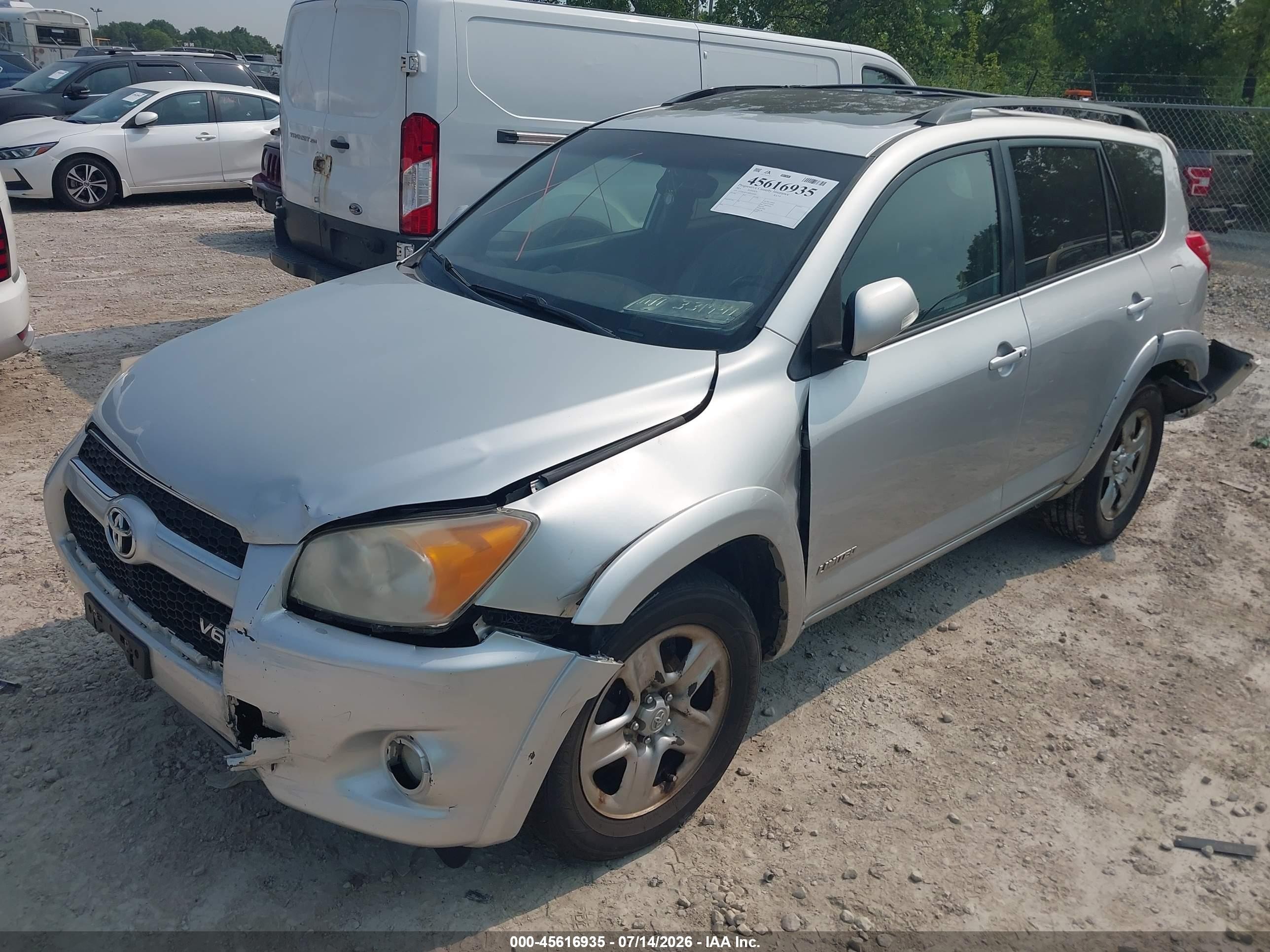 2011 Toyota Rav4 Limited V6 Серебряный vin: 2T3DK4DV5BW038282