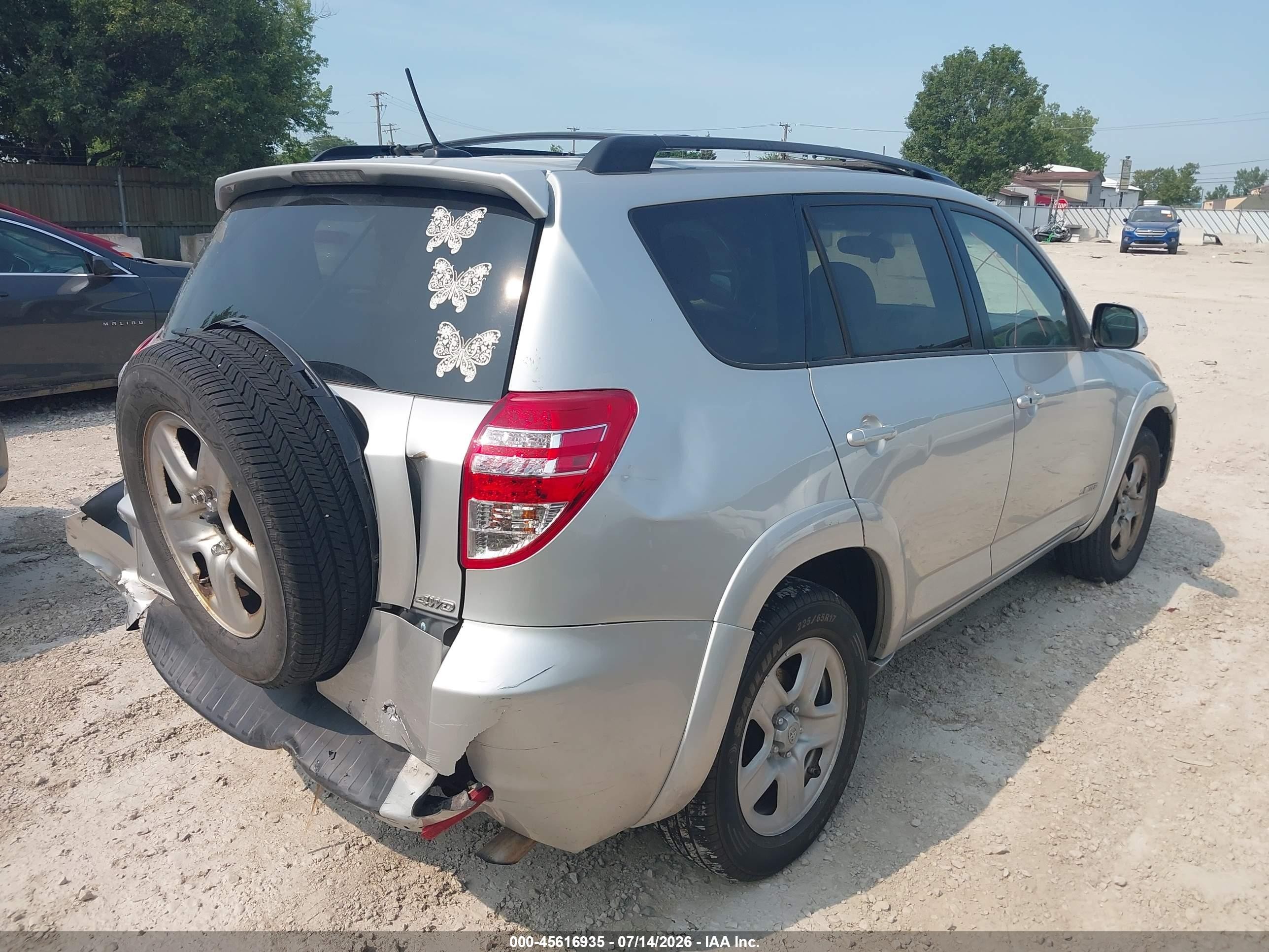 2011 Toyota Rav4 Limited V6 Серебряный vin: 2T3DK4DV5BW038282