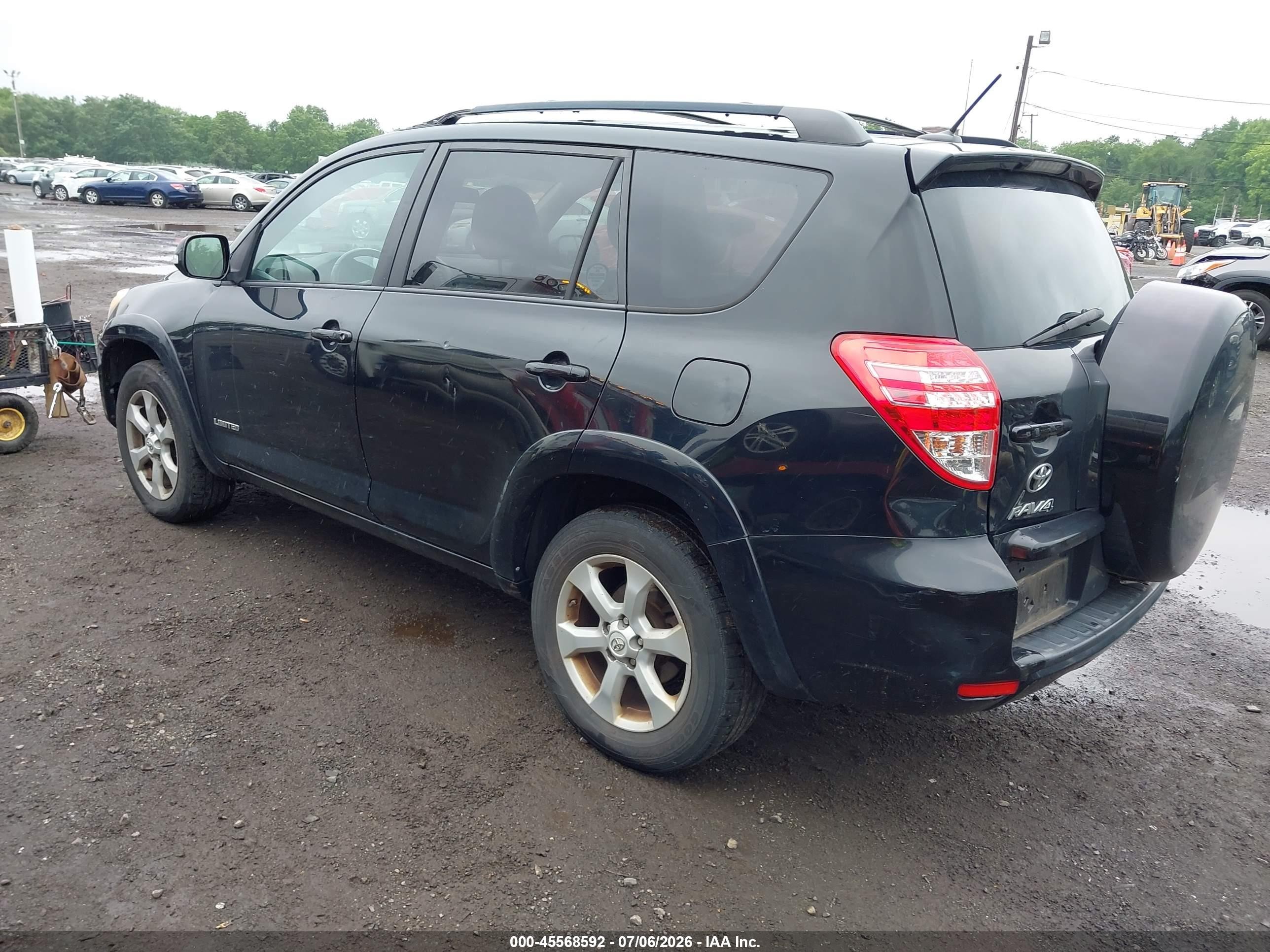 2011 Toyota Rav4 Limited V6 Black vin: 2T3DK4DV5BW054370