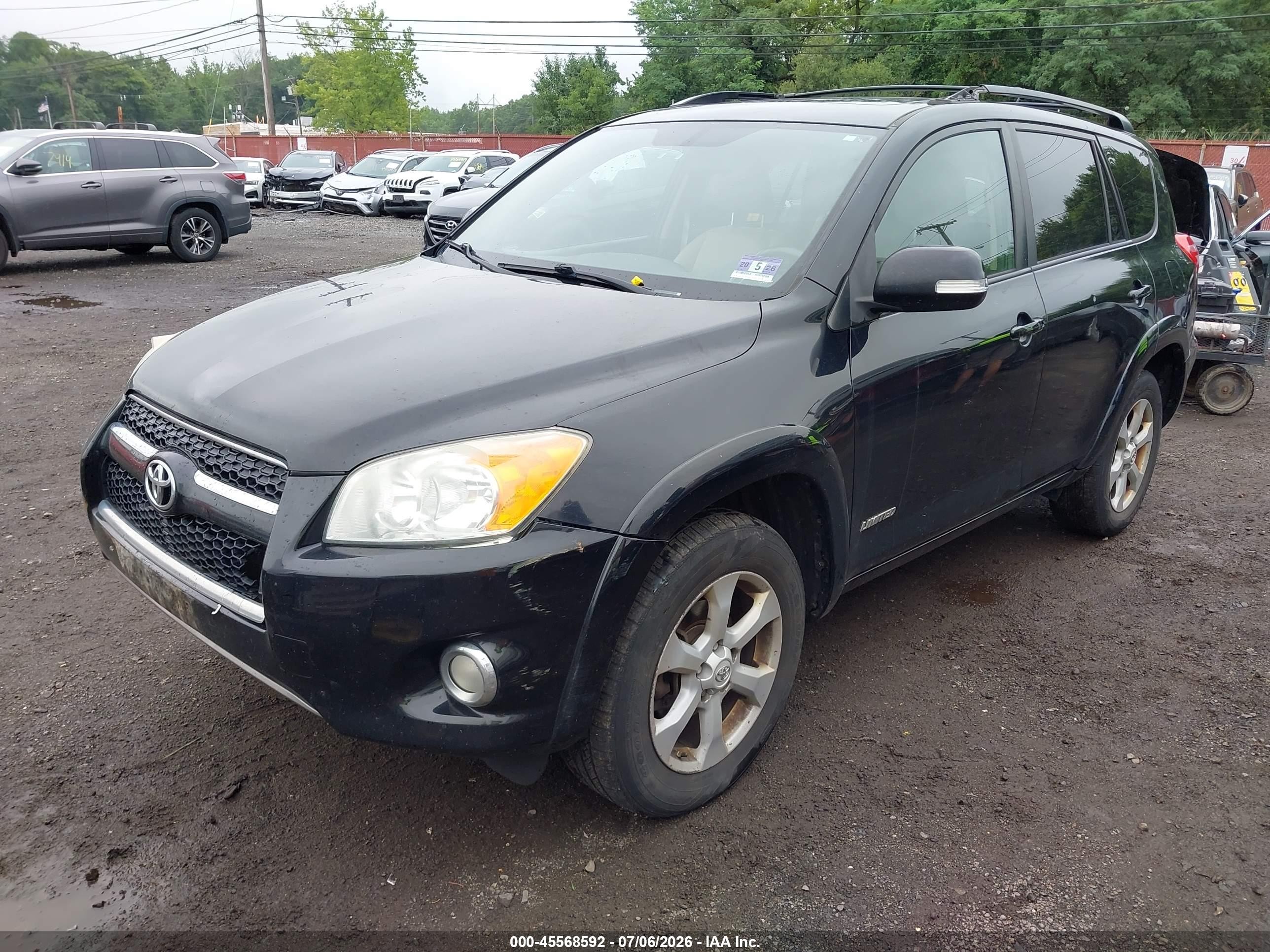 2011 Toyota Rav4 Limited V6 Black vin: 2T3DK4DV5BW054370