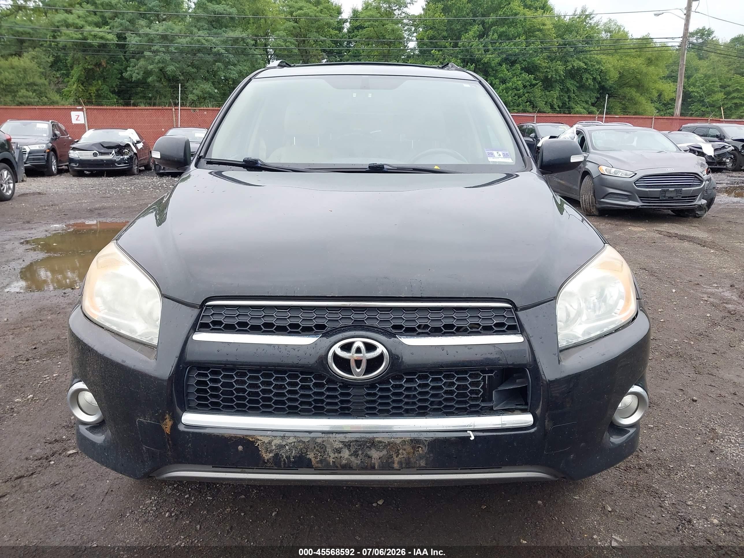 2011 Toyota Rav4 Limited V6 Black vin: 2T3DK4DV5BW054370