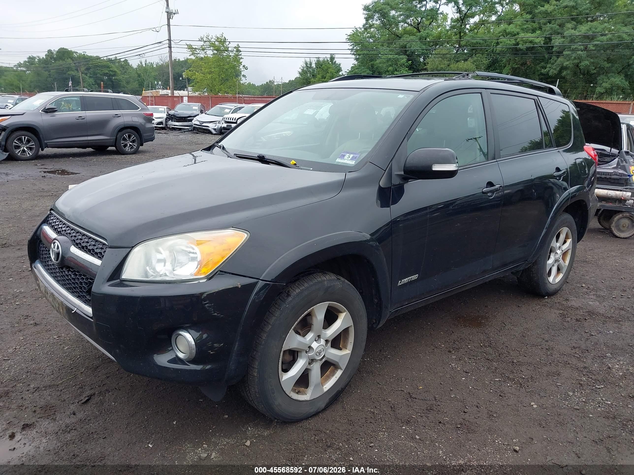 2011 Toyota Rav4 Limited V6 Black vin: 2T3DK4DV5BW054370