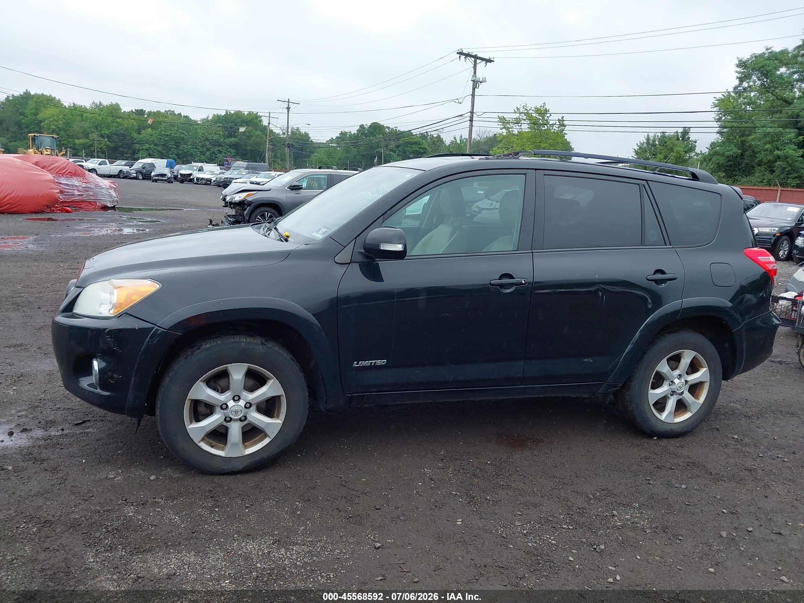 2011 Toyota Rav4 Limited V6 Black vin: 2T3DK4DV5BW054370