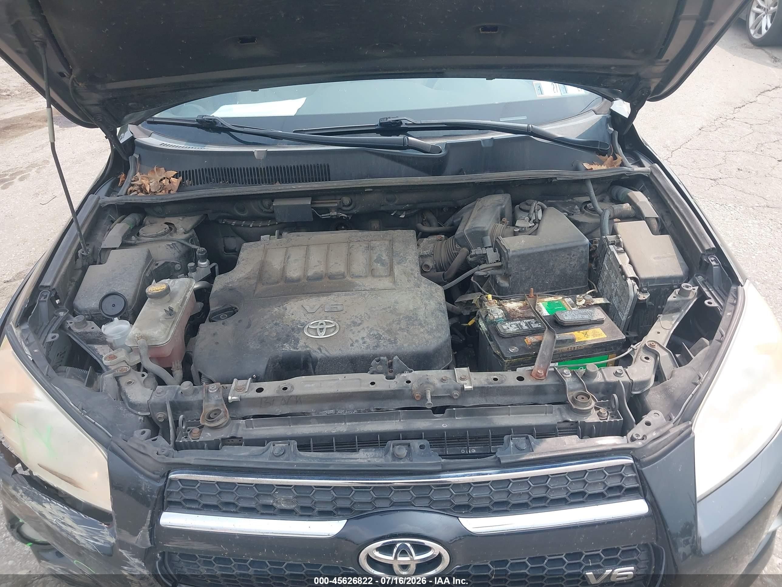 2011 Toyota Rav4 Limited V6 Black vin: 2T3DK4DV5BW056541