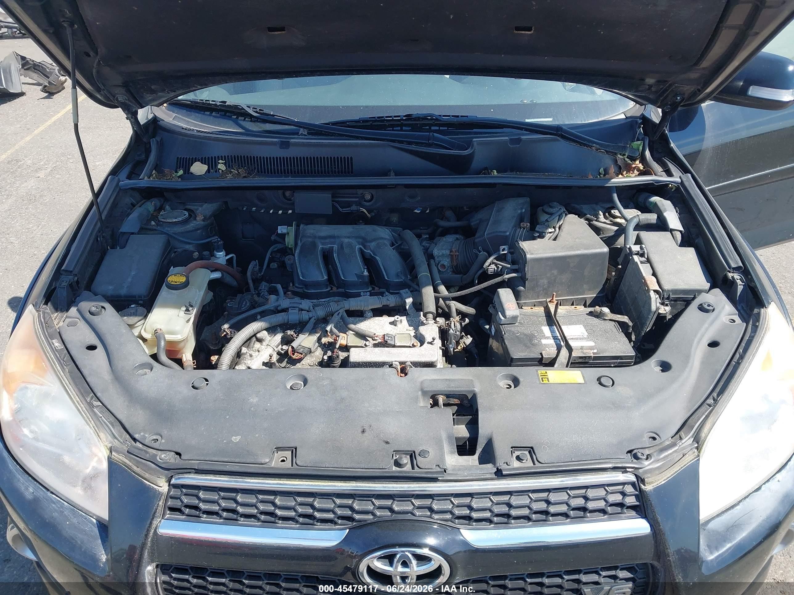 2012 Toyota Rav4 Limited V6 Черный vin: 2T3DK4DV5CW066360