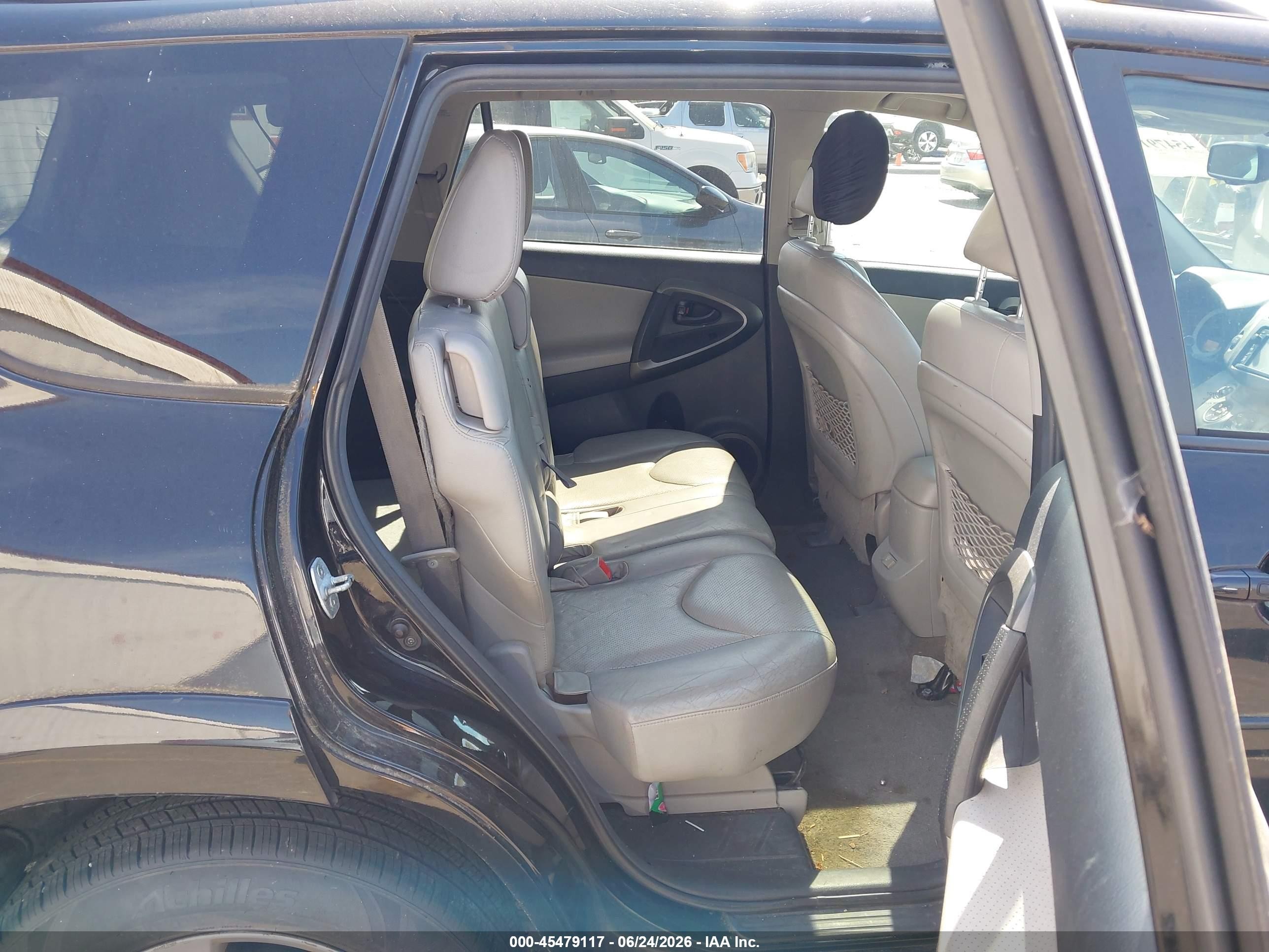 2012 Toyota Rav4 Limited V6 Черный vin: 2T3DK4DV5CW066360