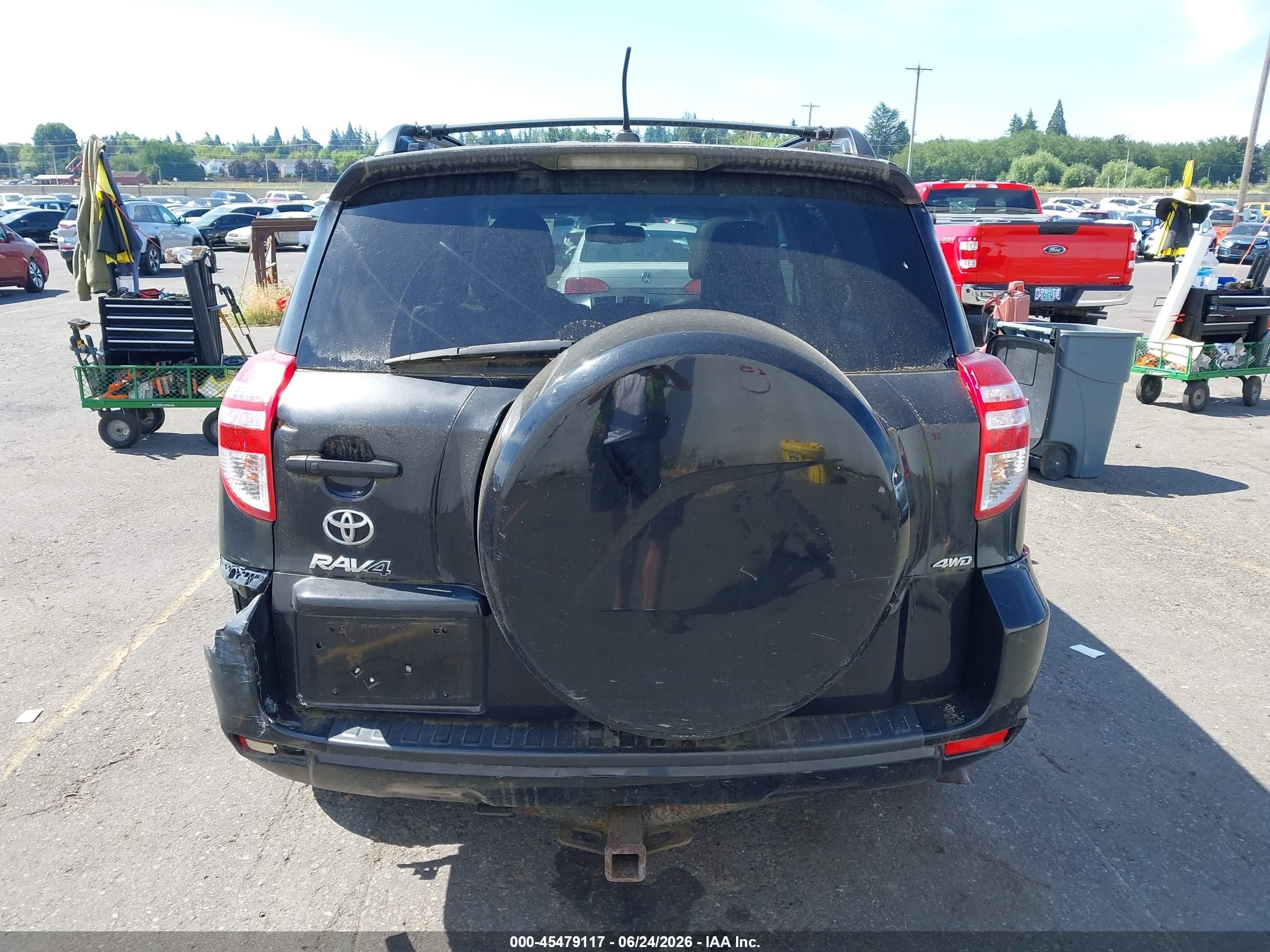 2012 Toyota Rav4 Limited V6 Черный vin: 2T3DK4DV5CW066360