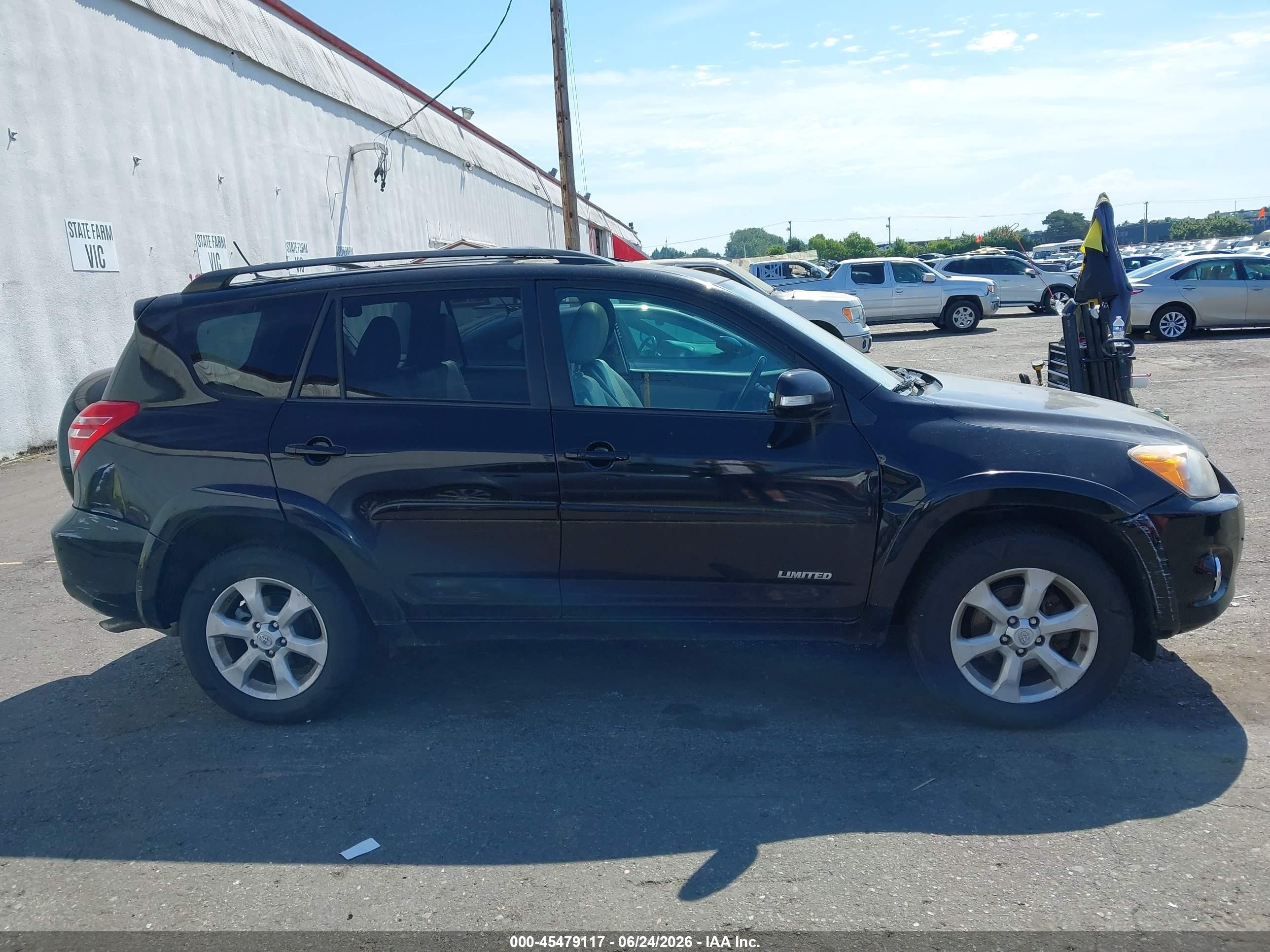 2012 Toyota Rav4 Limited V6 Черный vin: 2T3DK4DV5CW066360