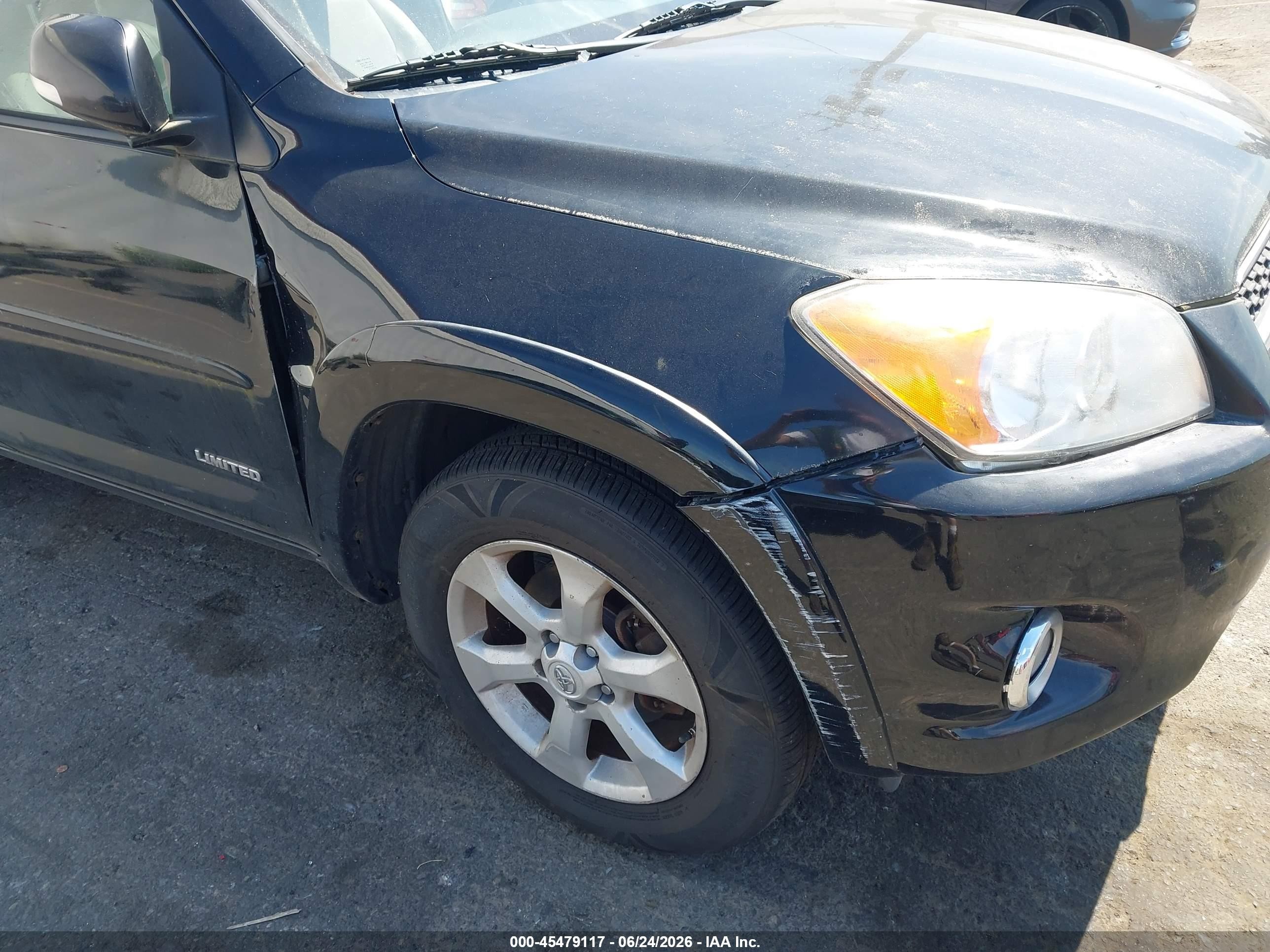 2012 Toyota Rav4 Limited V6 Черный vin: 2T3DK4DV5CW066360