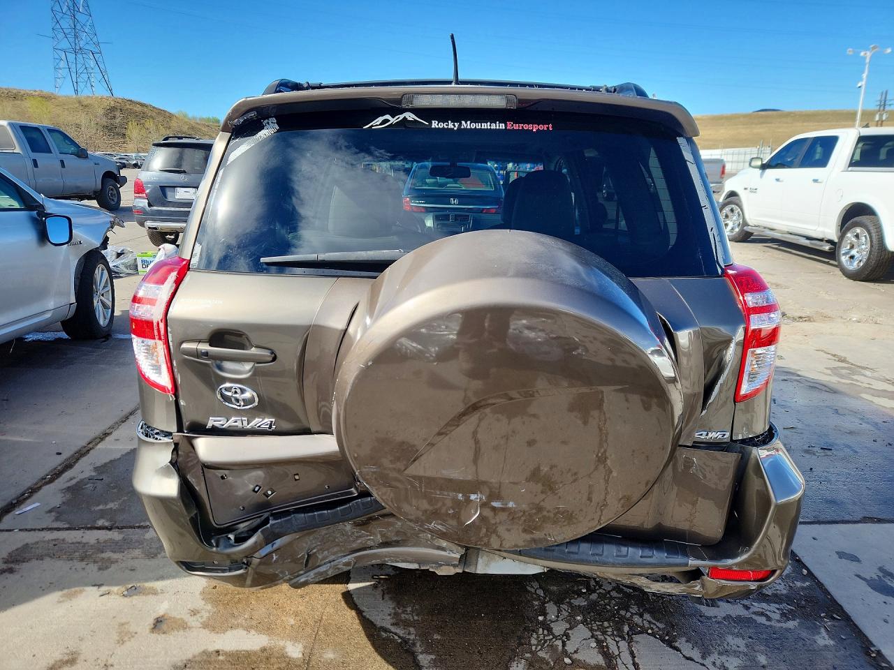 2012 Toyota Rav4 Limited Коричневый vin: 2T3DK4DV5CW067525