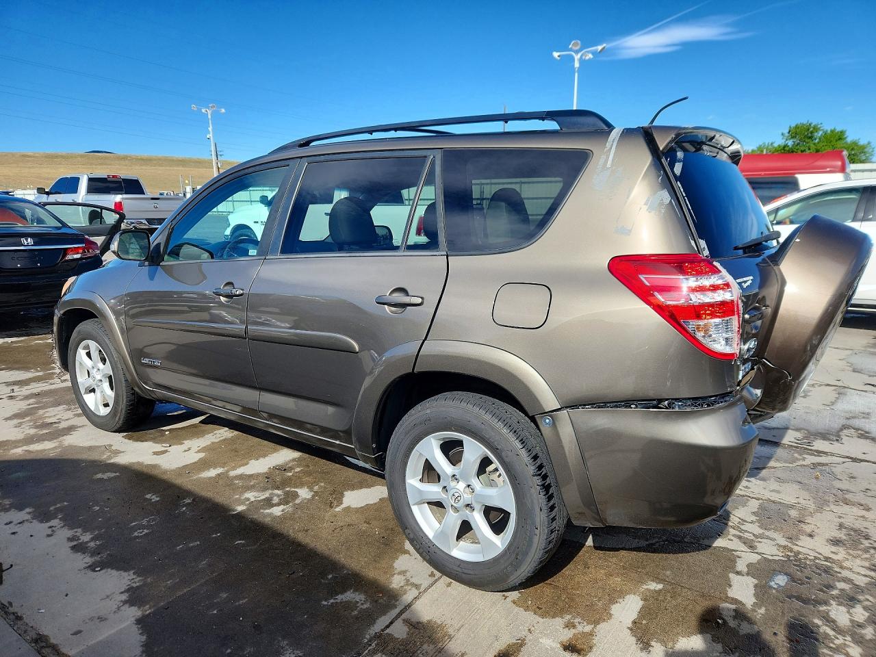 2012 Toyota Rav4 Limited Коричневый vin: 2T3DK4DV5CW067525