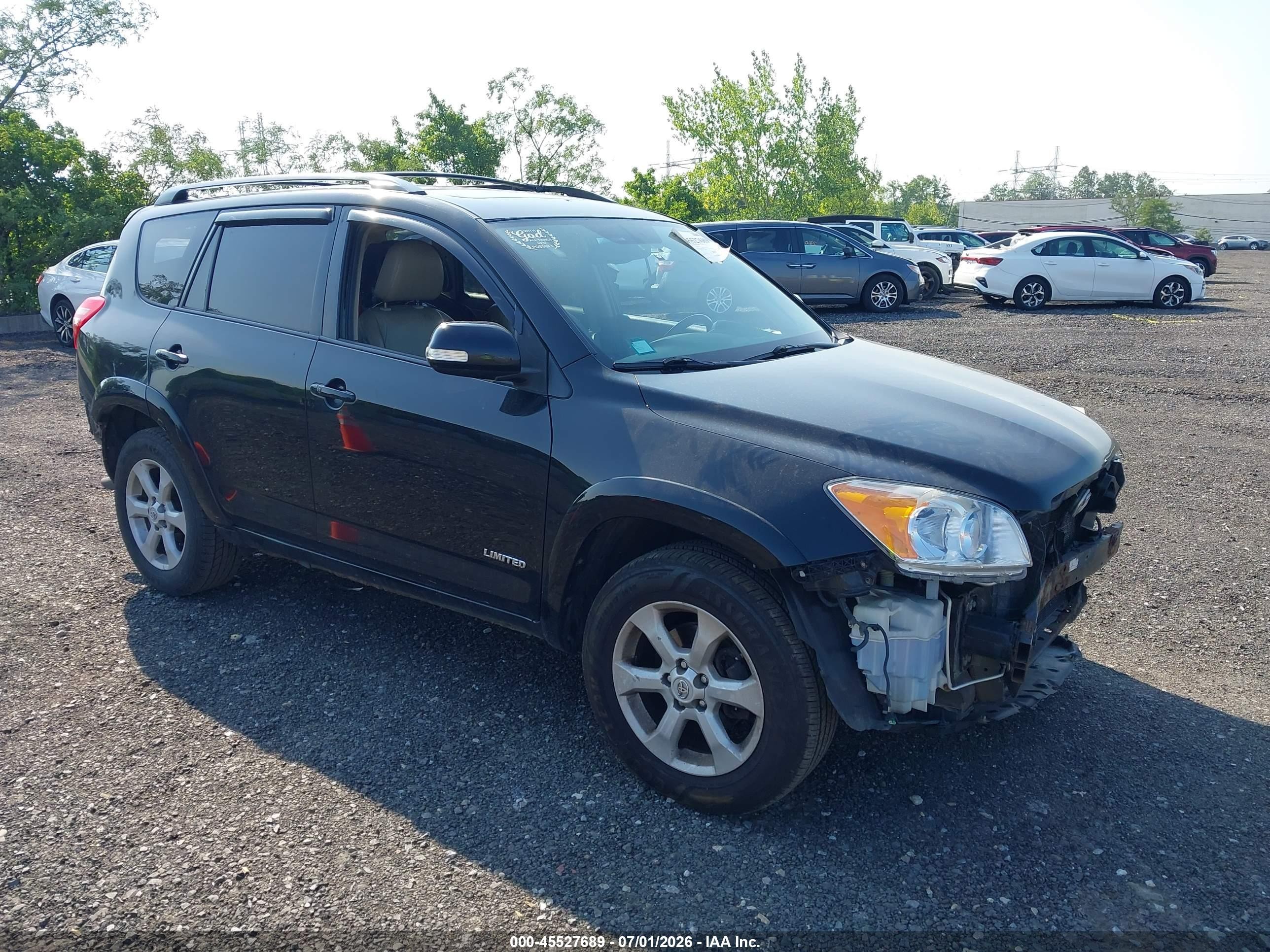 2012 Toyota Rav4 Limited V6 Black vin: 2T3DK4DV5CW080906