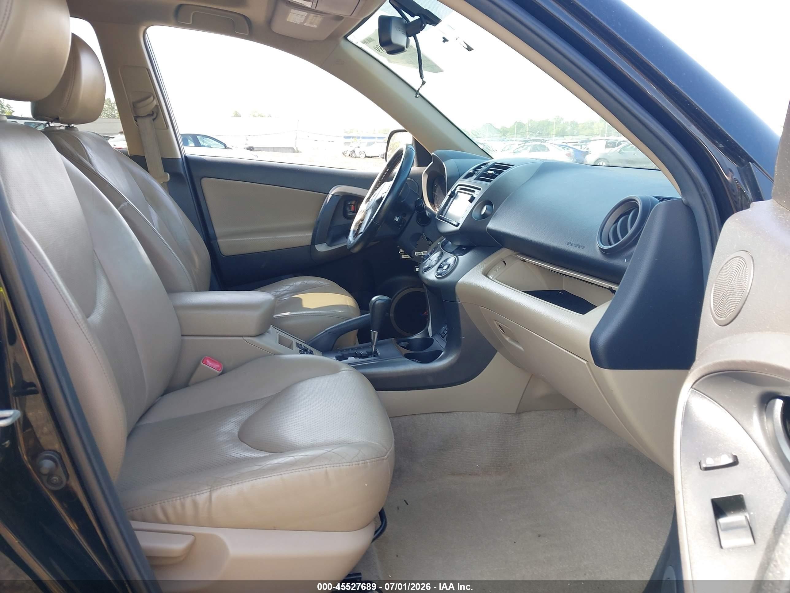 2012 Toyota Rav4 Limited V6 Black vin: 2T3DK4DV5CW080906