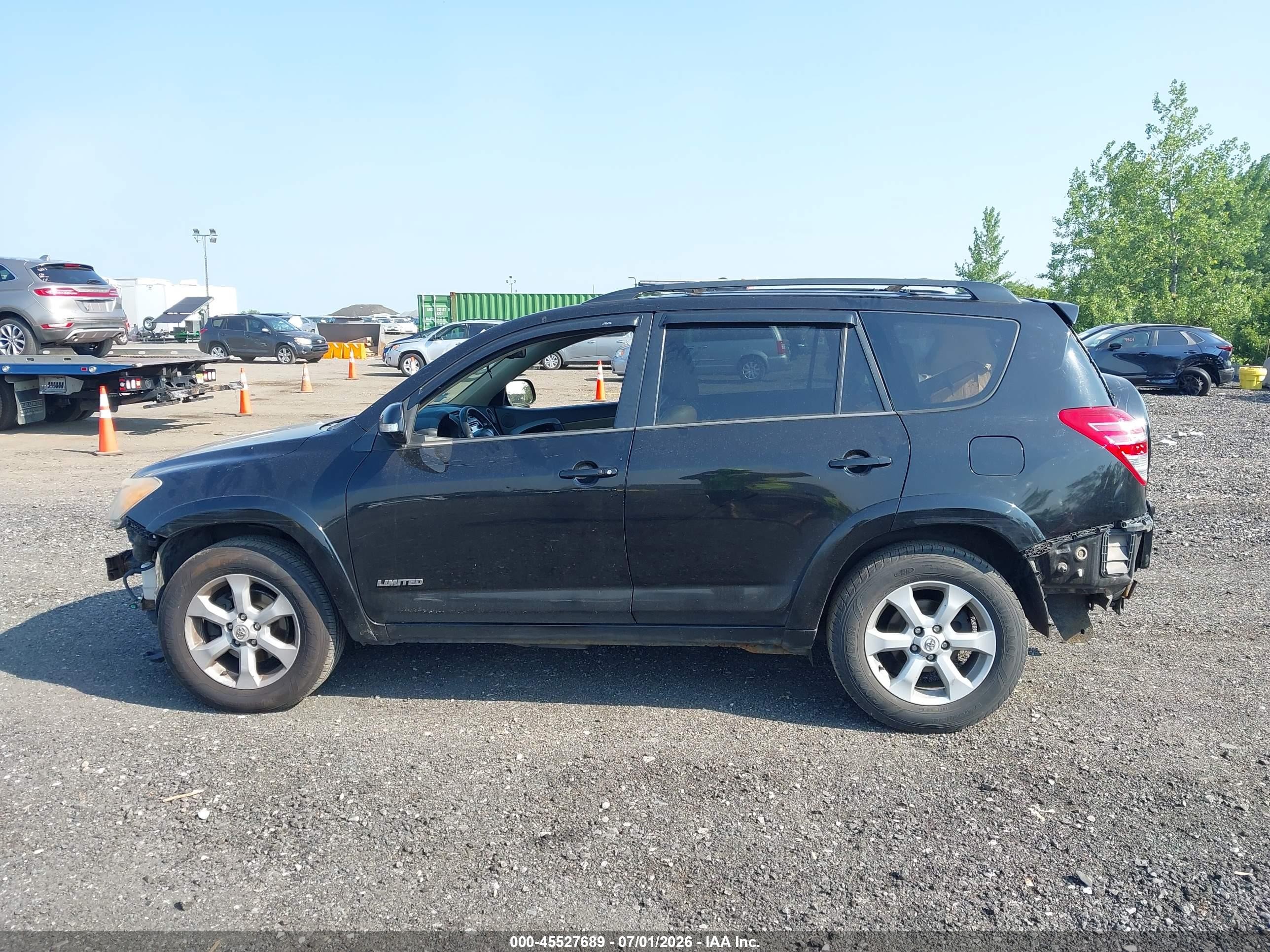 2012 Toyota Rav4 Limited V6 Black vin: 2T3DK4DV5CW080906
