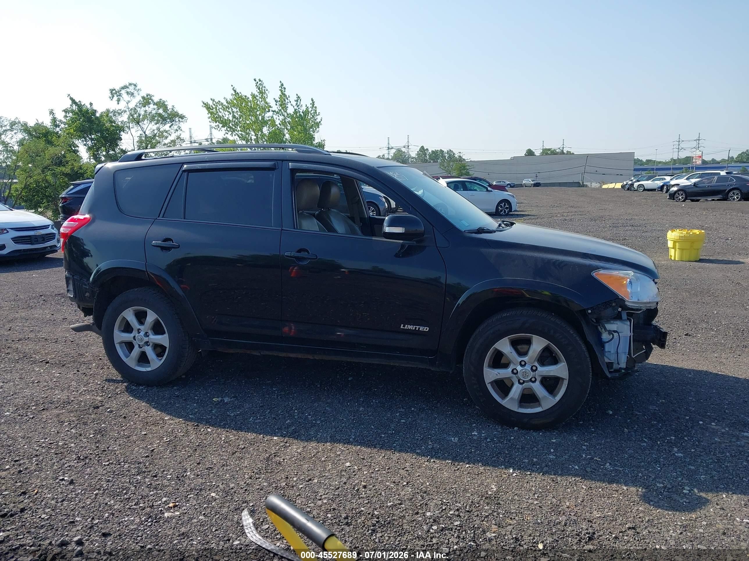 2012 Toyota Rav4 Limited V6 Black vin: 2T3DK4DV5CW080906