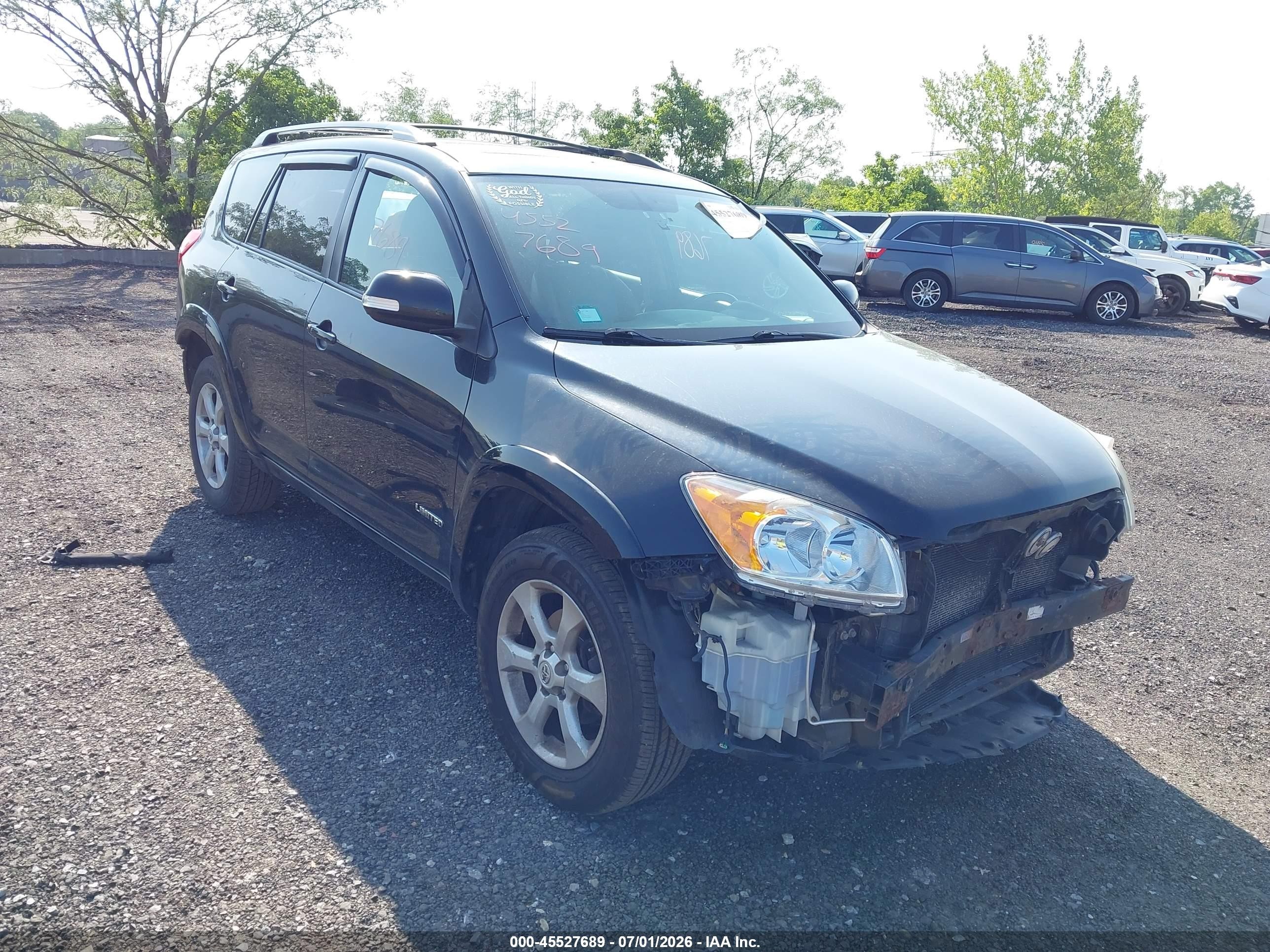 2012 Toyota Rav4 Limited V6 Black vin: 2T3DK4DV5CW080906