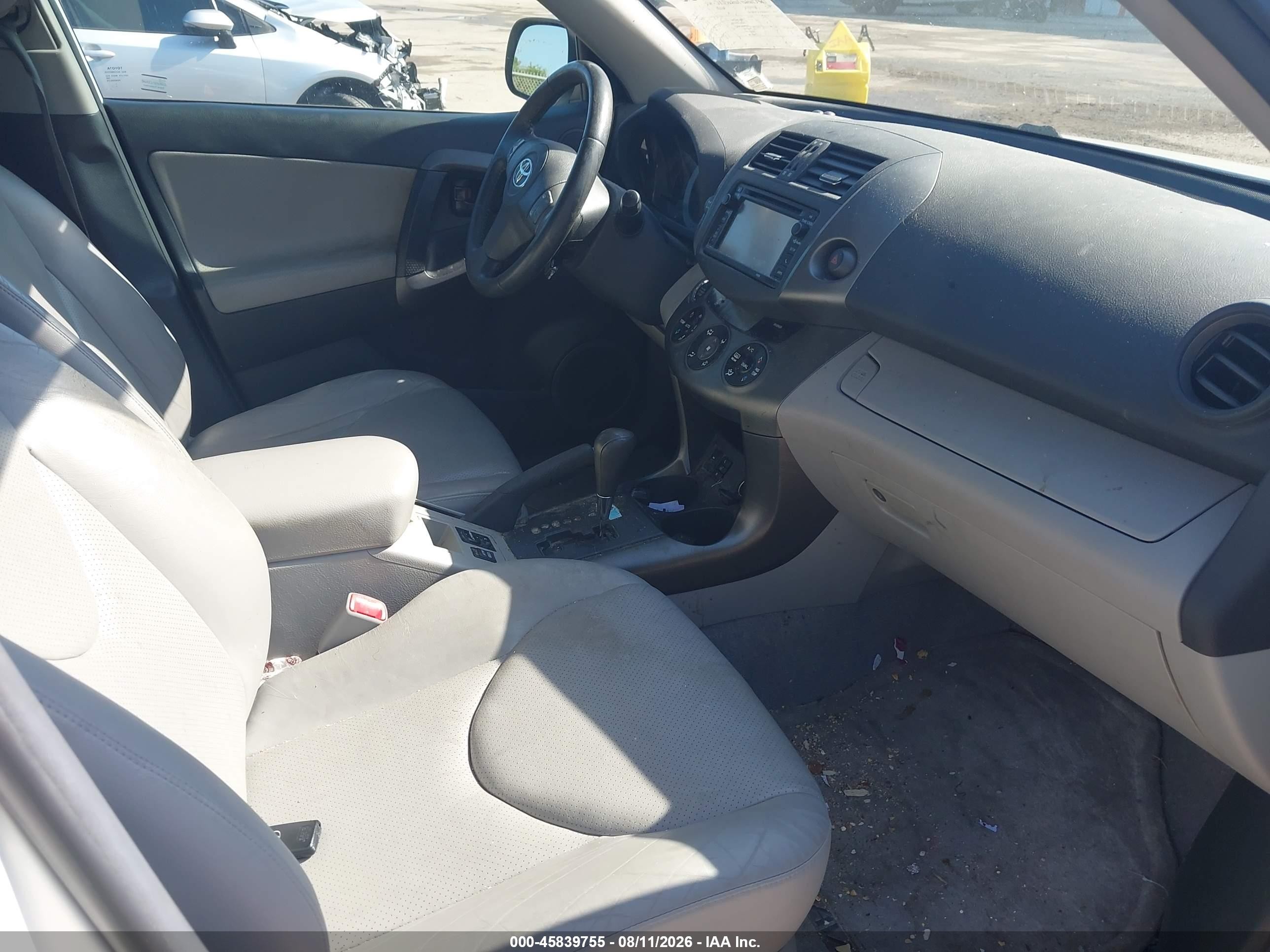 2012 Toyota Rav4 Limited V6 White vin: 2T3DK4DV5CW081148