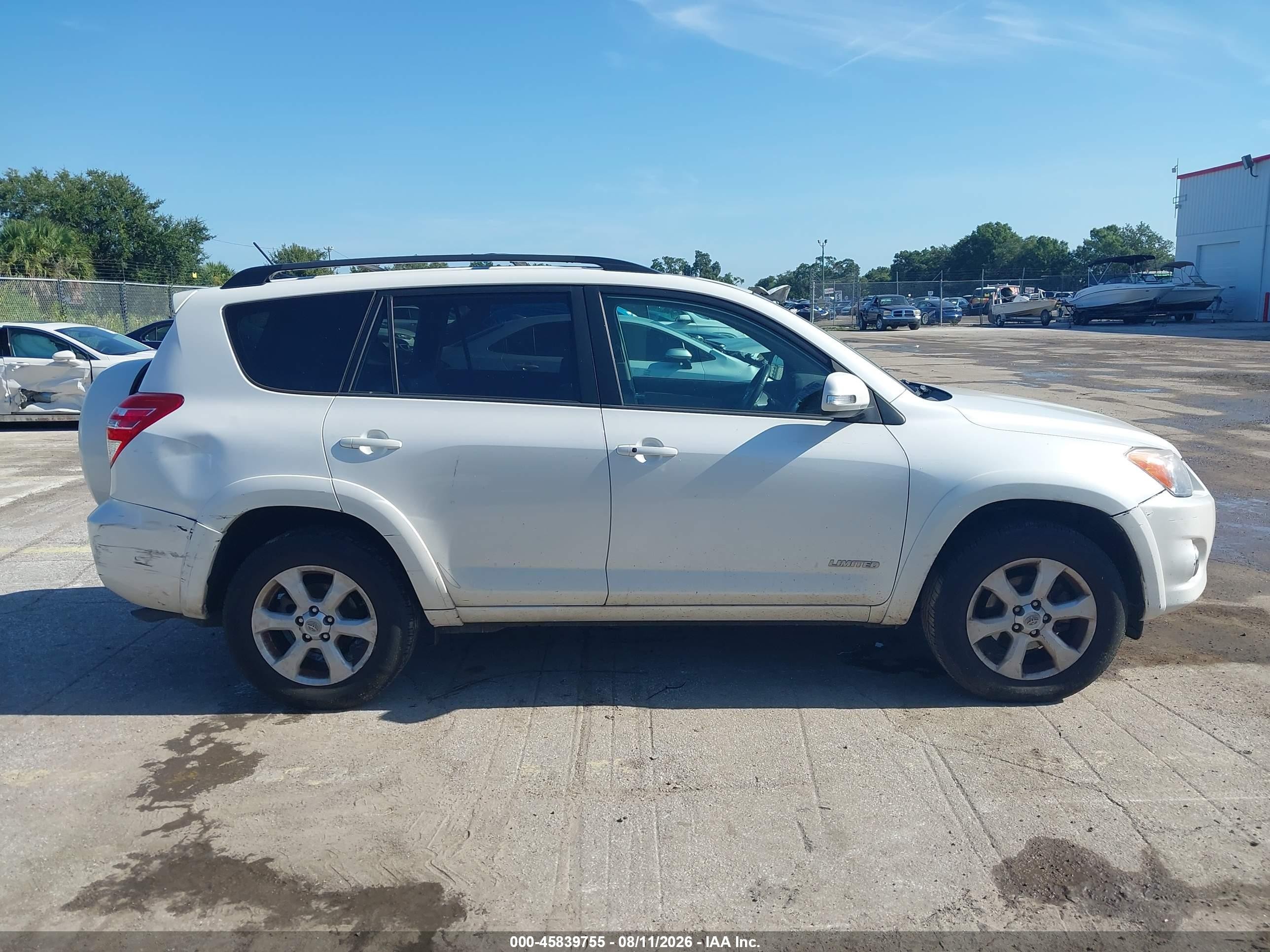 2012 Toyota Rav4 Limited V6 White vin: 2T3DK4DV5CW081148