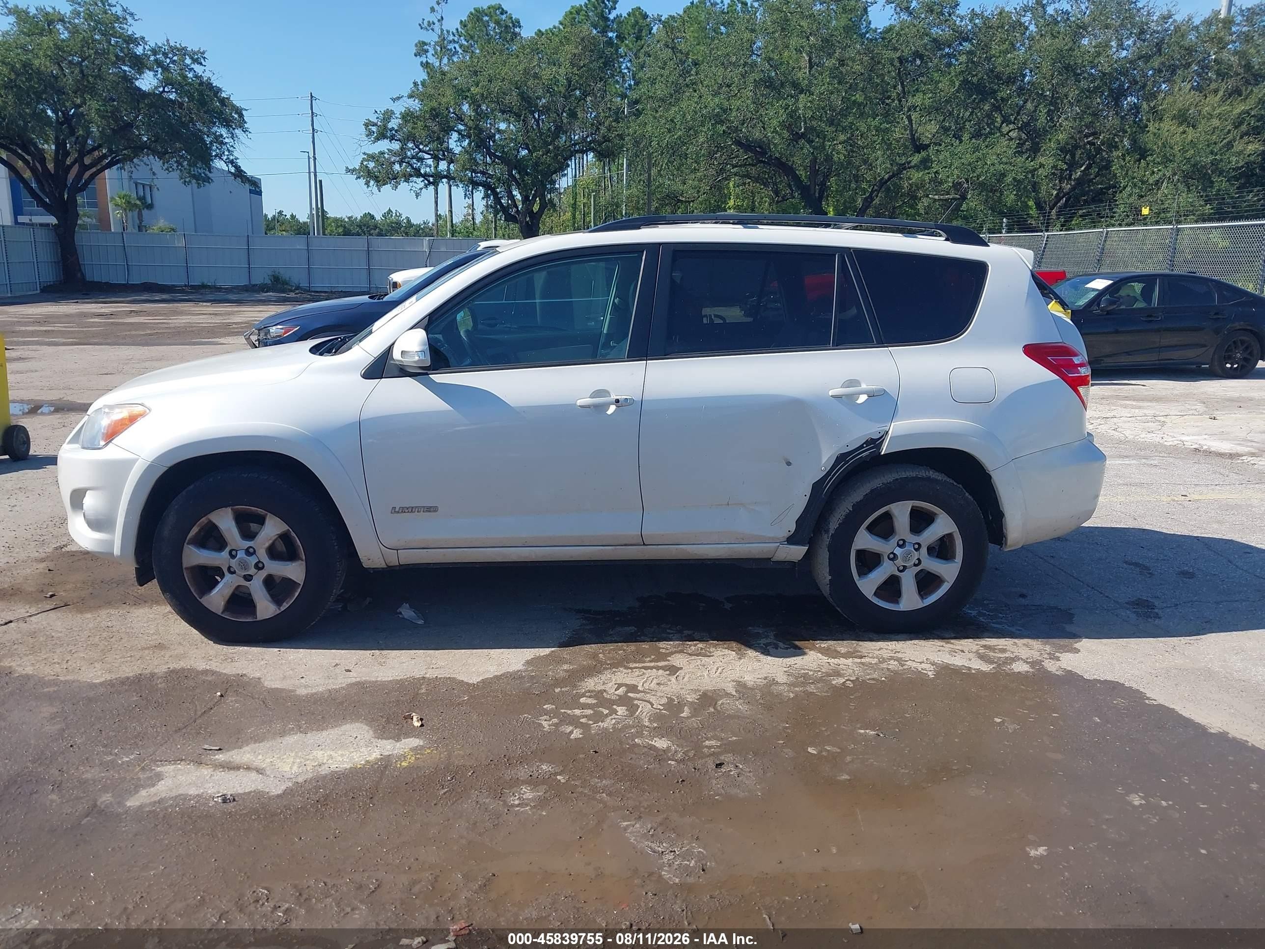 2012 Toyota Rav4 Limited V6 White vin: 2T3DK4DV5CW081148