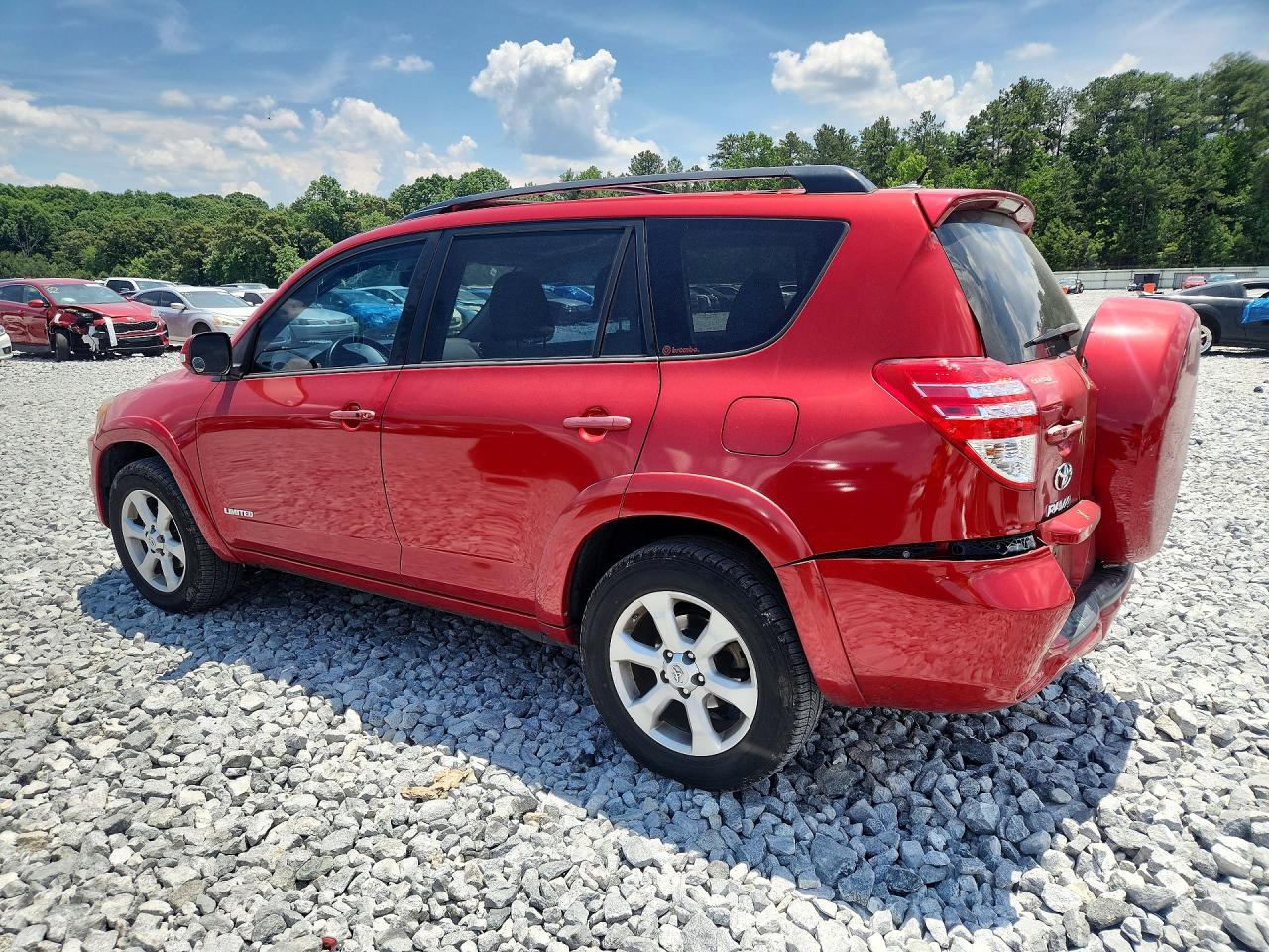2012 Toyota Rav4 Limited Red vin: 2T3DK4DV5CW091842