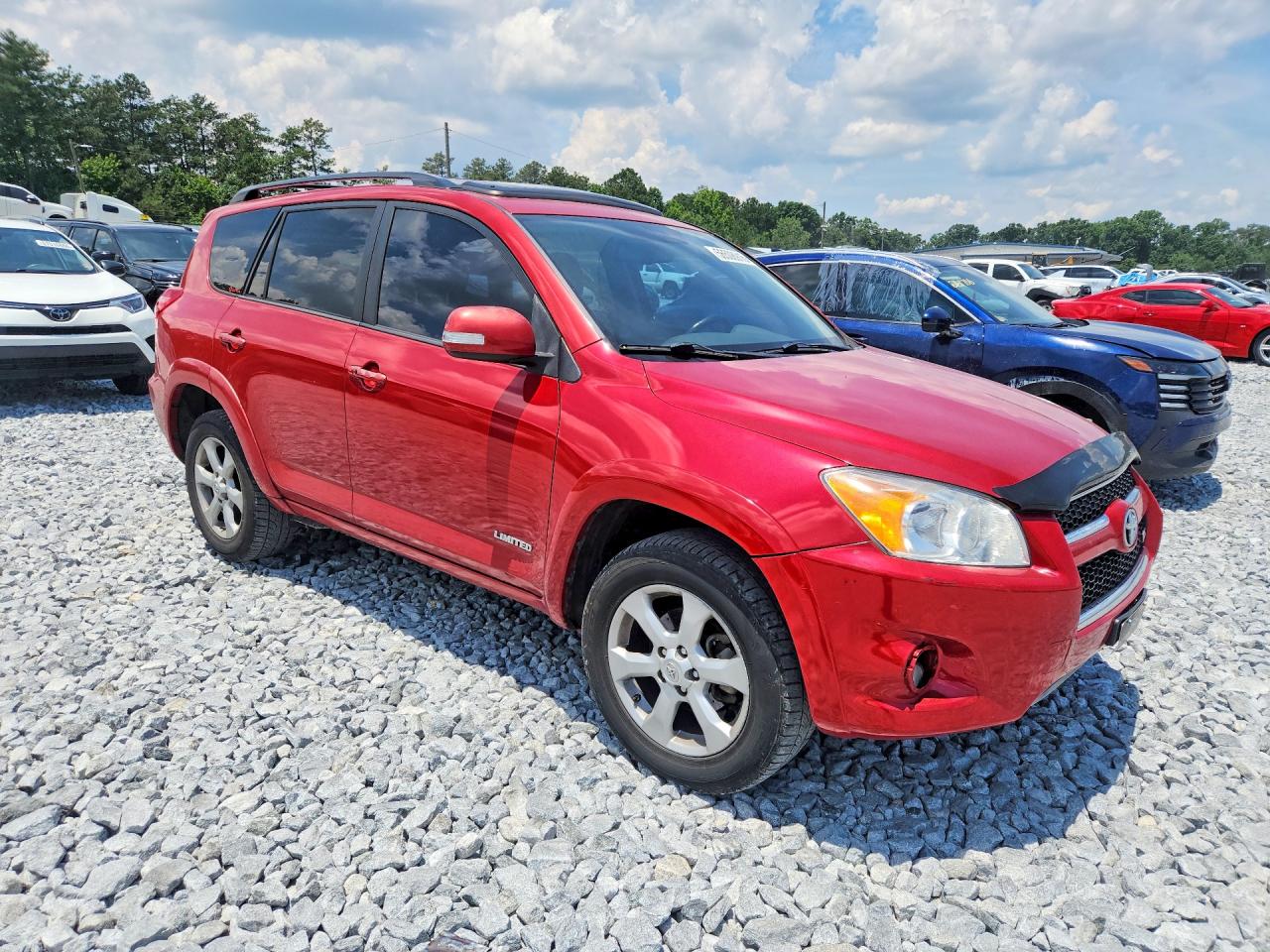 2012 Toyota Rav4 Limited Red vin: 2T3DK4DV5CW091842