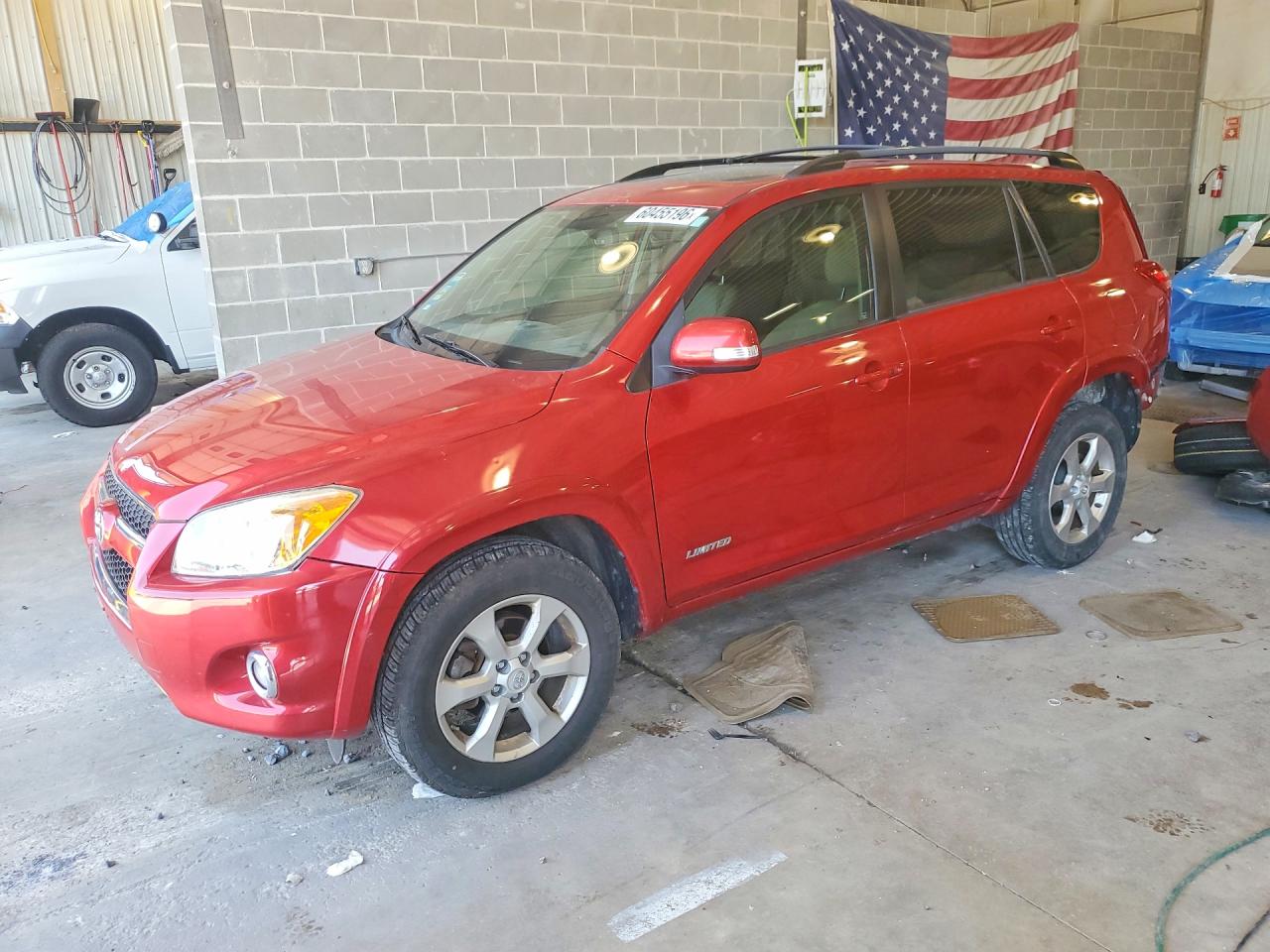 2010 Toyota Rav4 Limited Red vin: 2T3DK4DV6AW018184