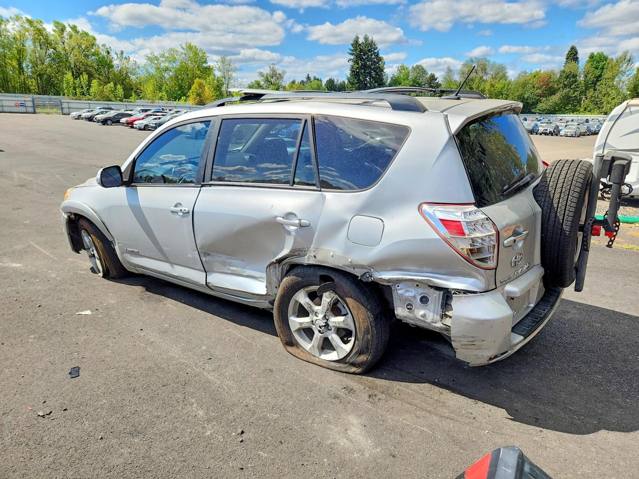 2010 Toyota Rav4 Limited Silver vin: 2T3DK4DV6AW021019
