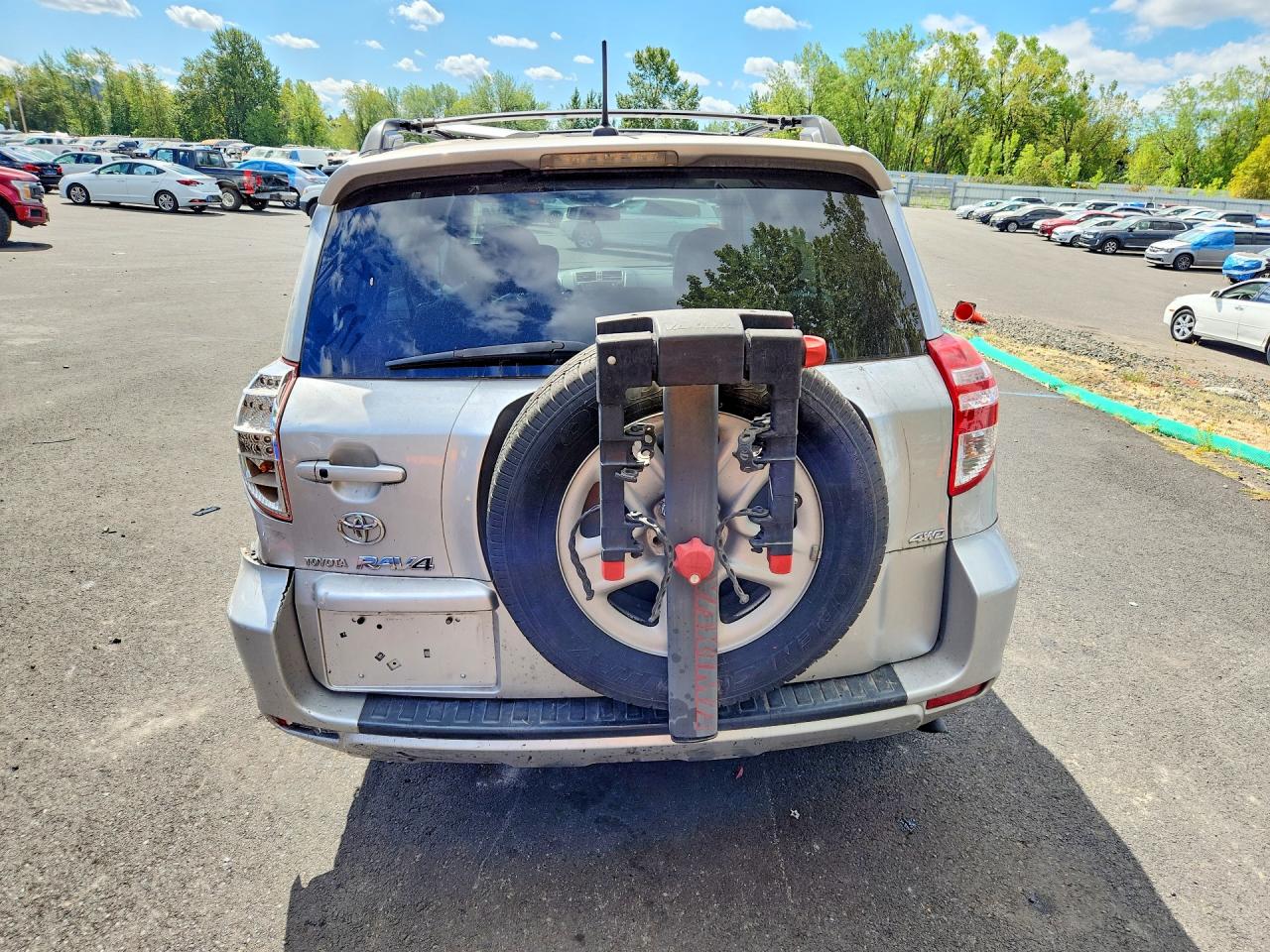2010 Toyota Rav4 Limited Silver vin: 2T3DK4DV6AW021019