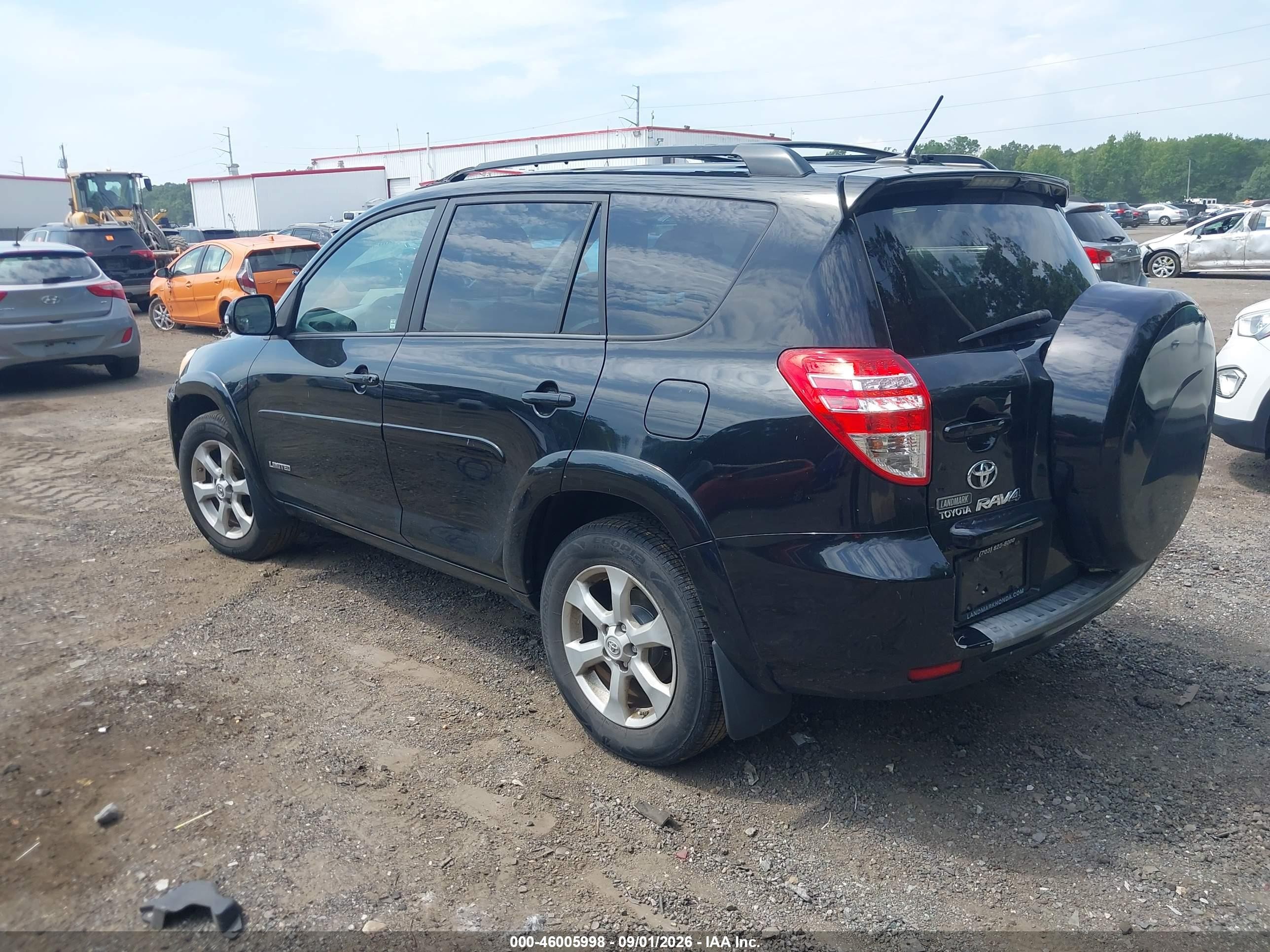 2010 Toyota Rav4 Limited V6 Черный vin: 2T3DK4DV6AW025572