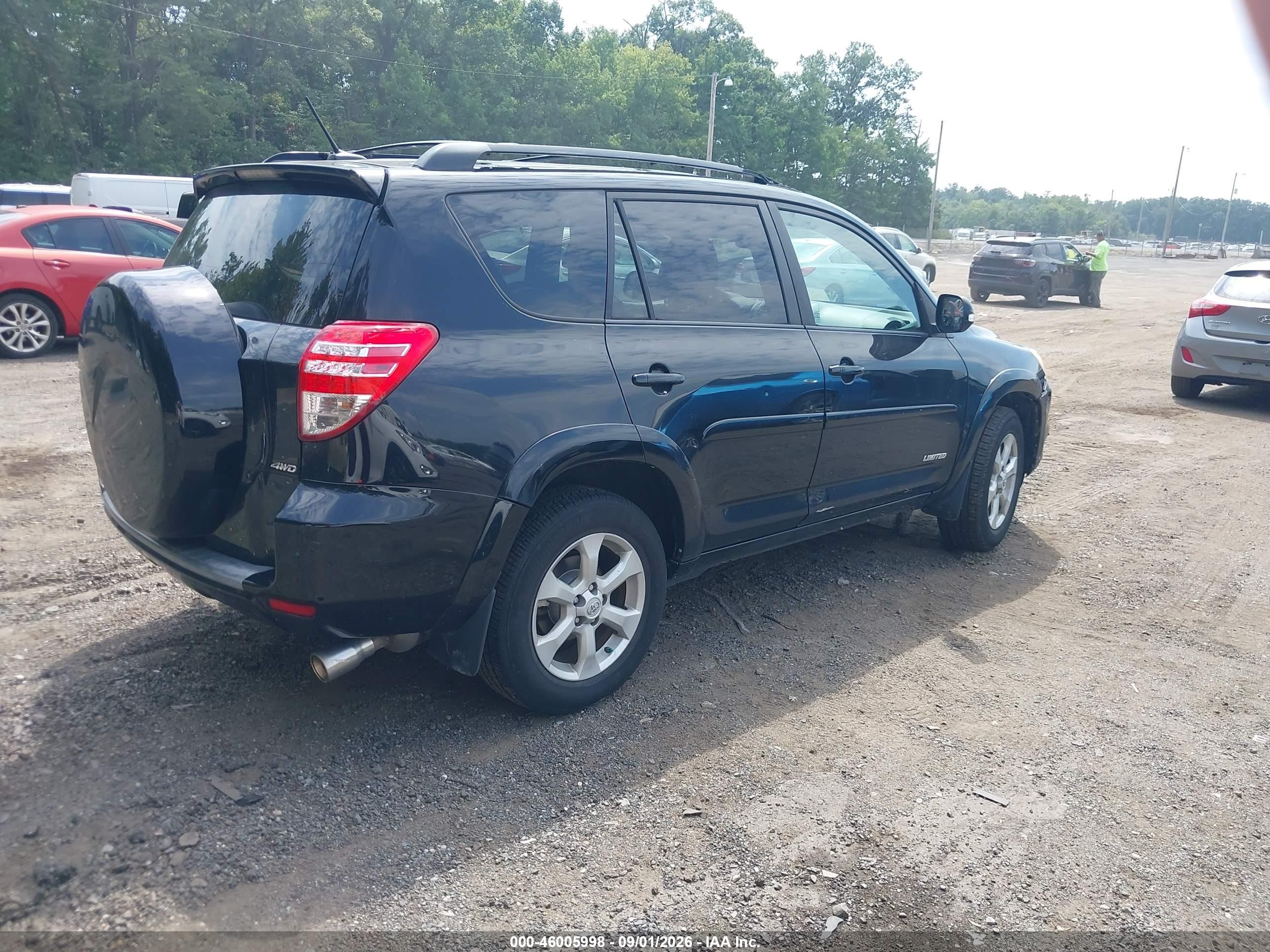 2010 Toyota Rav4 Limited V6 Черный vin: 2T3DK4DV6AW025572