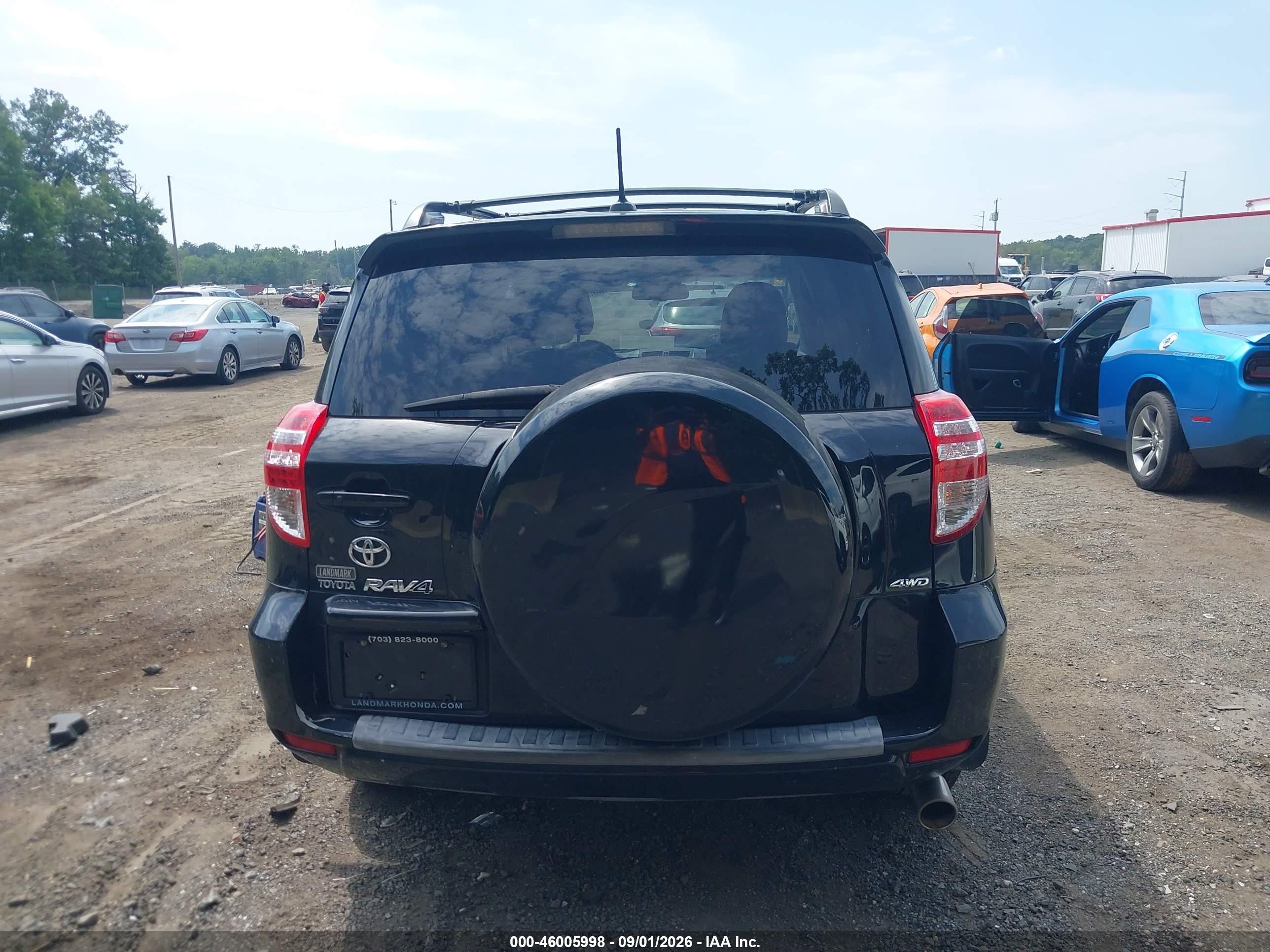 2010 Toyota Rav4 Limited V6 Черный vin: 2T3DK4DV6AW025572